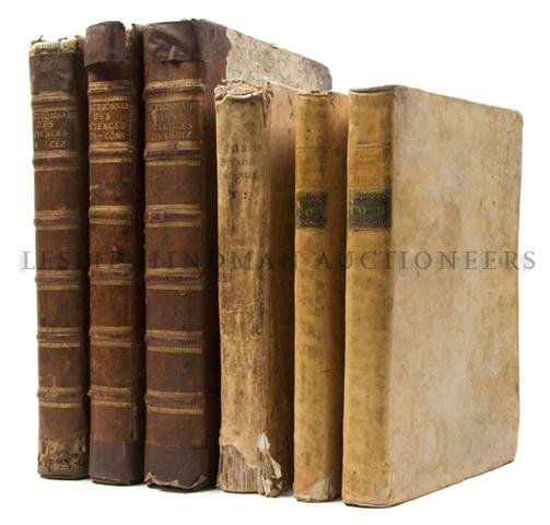 (DICTIONARY) DIDEROT, (DENIS) Encyclopedie, ou dict: (DICTIONARY) DIDEROT, (DENIS) Encyclopedie, ou dictionnaire raisonne des sciences, des arts et des metiers, par une societe de gens de lettres. Livourne: de l'imprimerie des editeurs, 1771. 3 vols. on