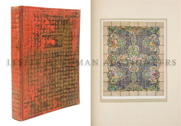 (DECORATIVE ARTS) TIFFANY, LOUIS C. The Art Work o: (DECORATIVE ARTS) TIFFANY, LOUIS C. The Art Work of Louis C. Tiffany. Garden City, New York: Doubleday, Page, 1914. 4to, publisher's embossed colored vellum boards. One of 492 unnumbered copies printe