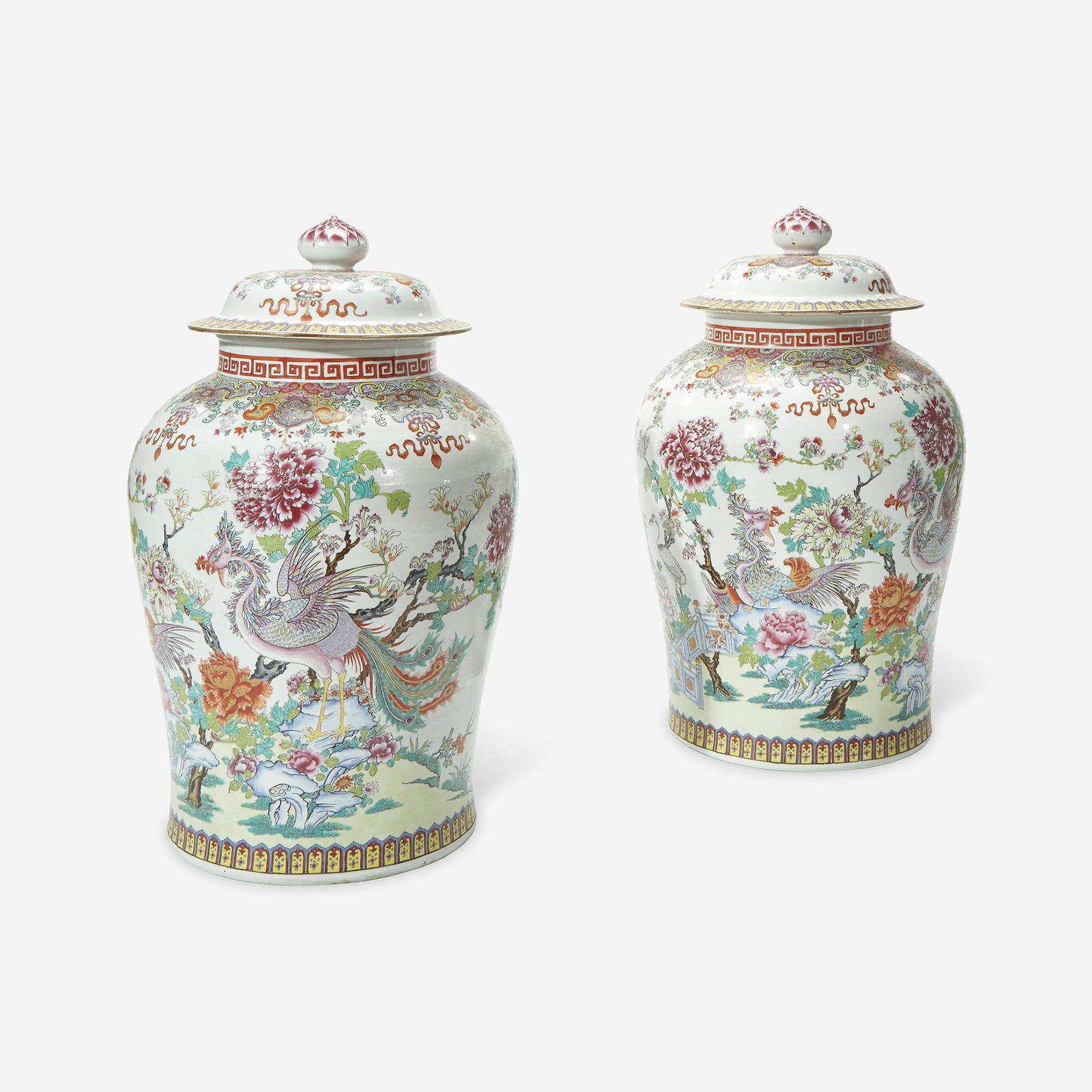 A Large Pair of Samson Chinese Export Style Famille (1 of 1)