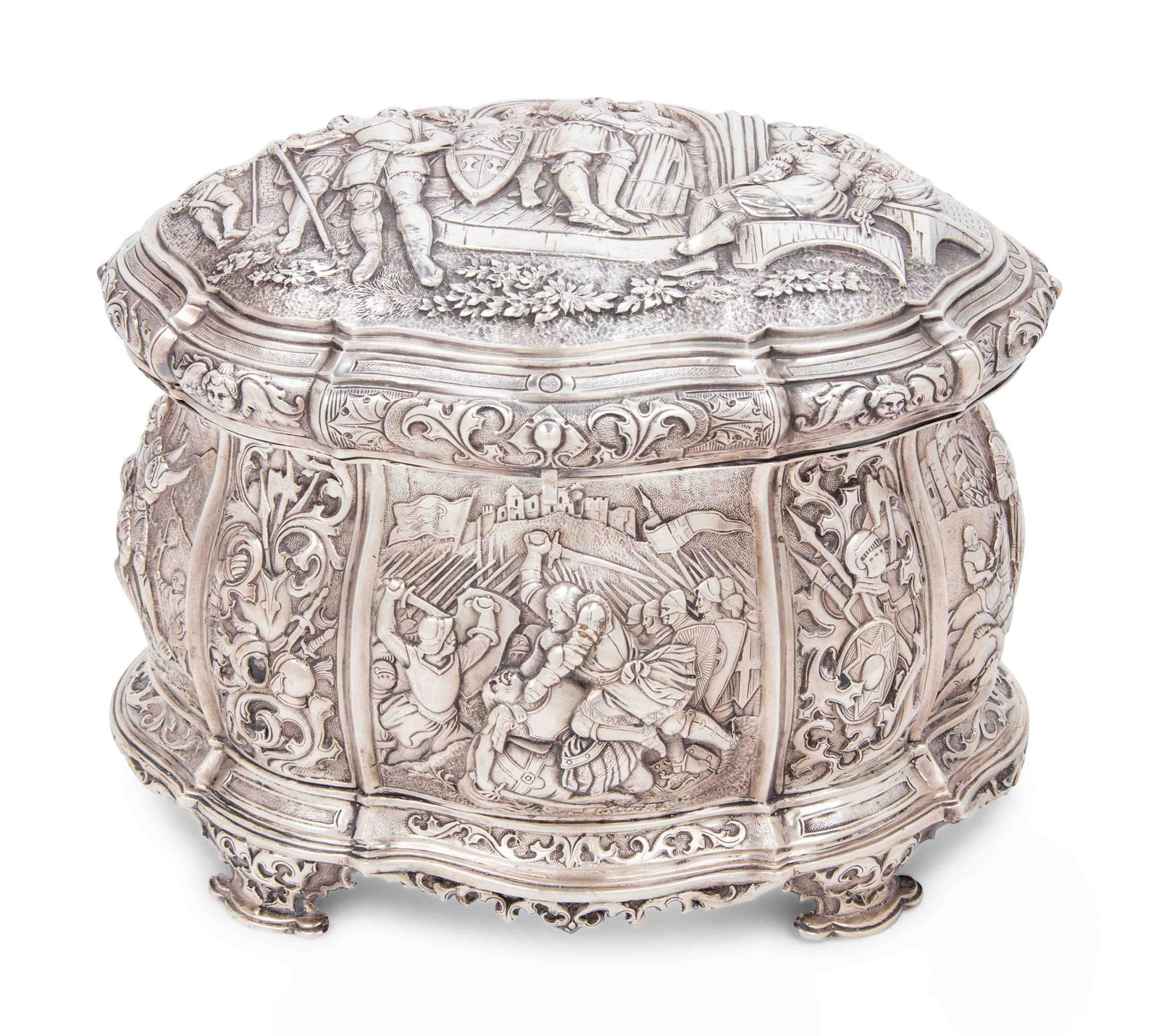 A Continental Silver Table Casket (1 of 5)