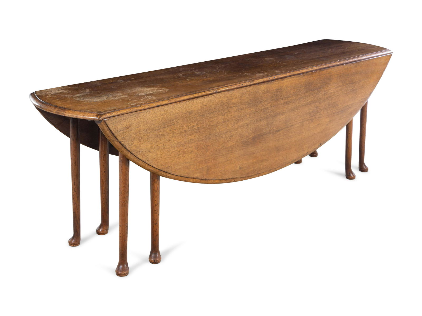 An Irish George III Oak Drop-Leaf Table (1 of 2)