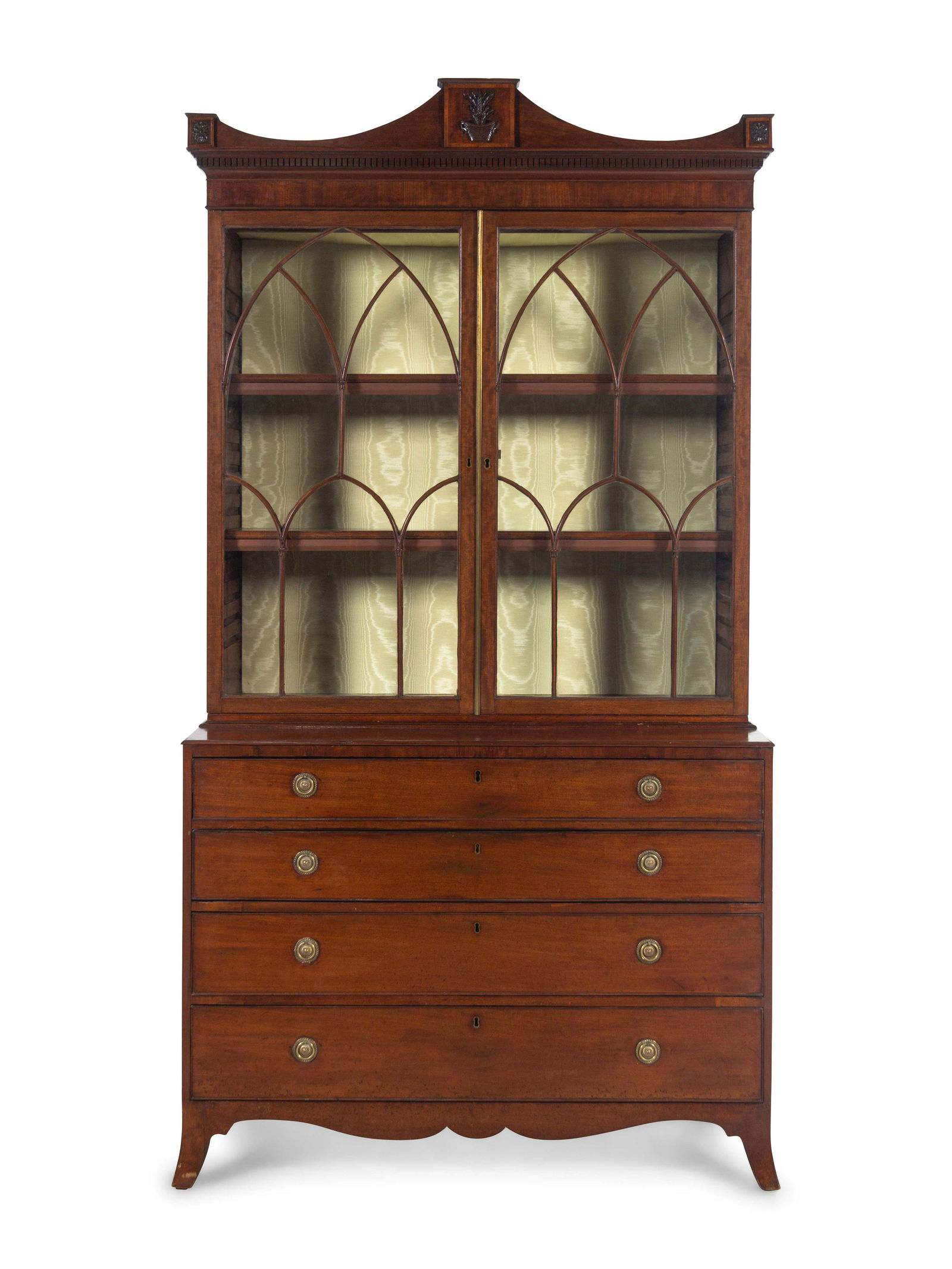 A George III Mahogany "Rent Collector's" Secretary (1 of 6)