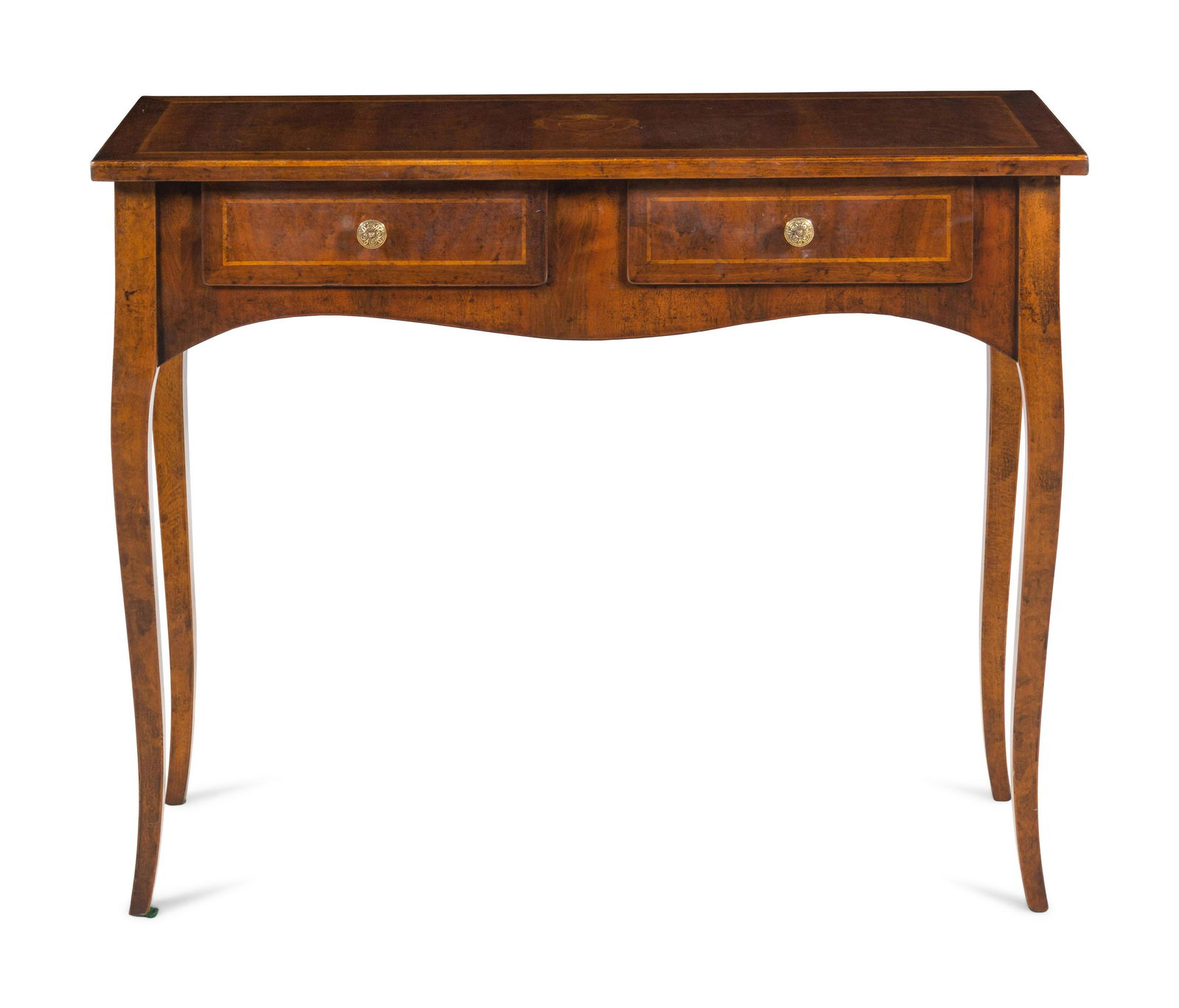 An Italian Walnut and Marquetry Dressing Table (1 of 3)