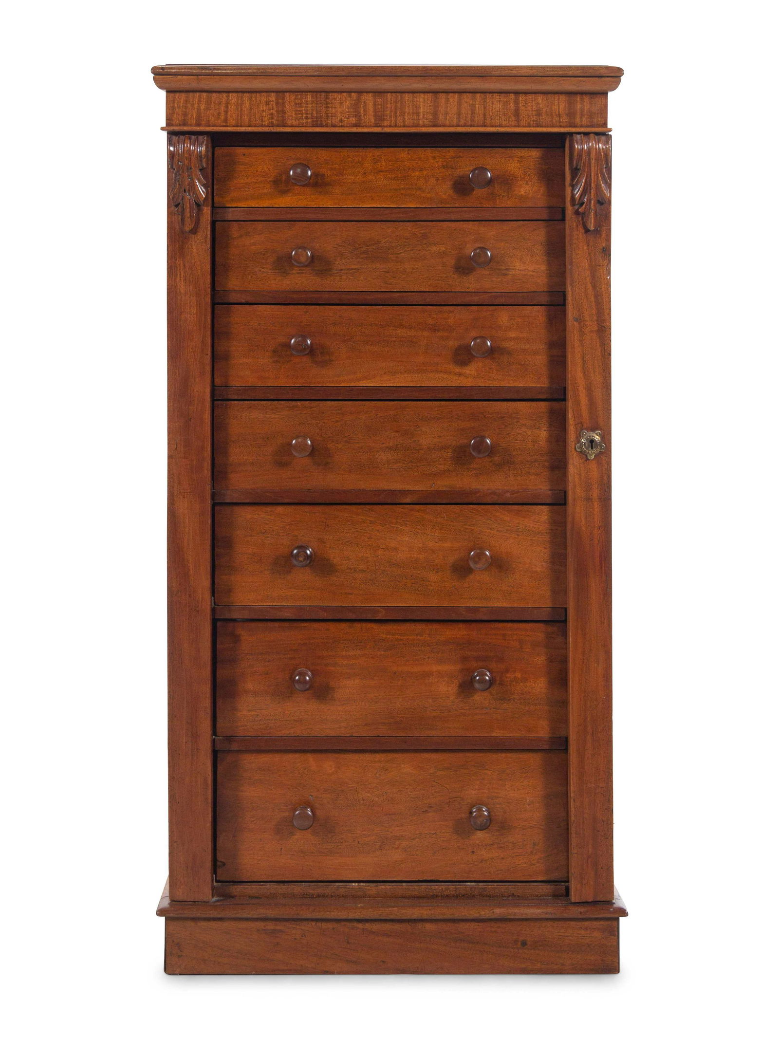 An English Mahogany Wellington Chest (1 of 2)