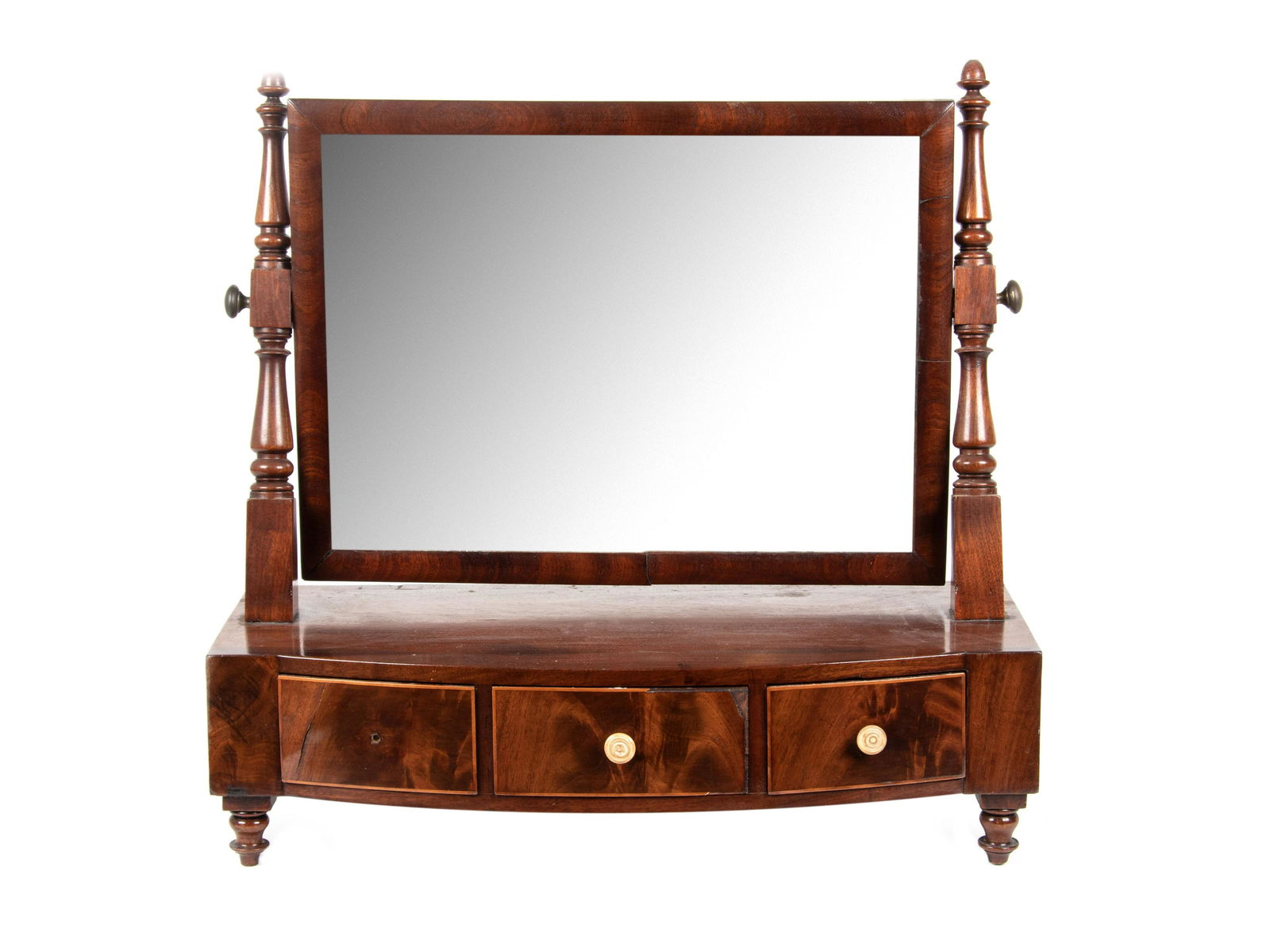 A Regency Mahogany Gentleman's Dressing Mirror (1 of 3)