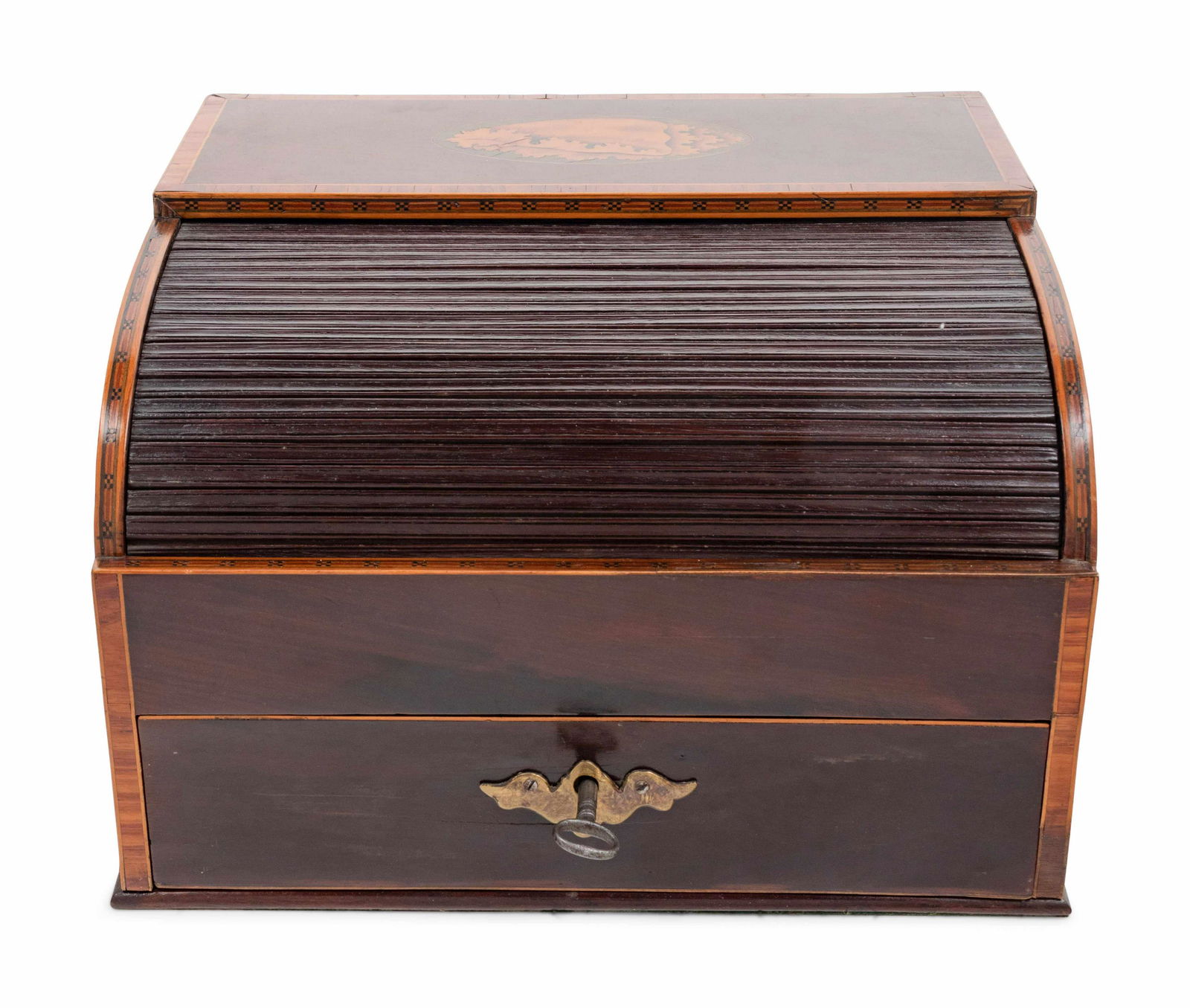 A Regency Marquetry and Parquetry Decorated Mahogany (1 of 4)