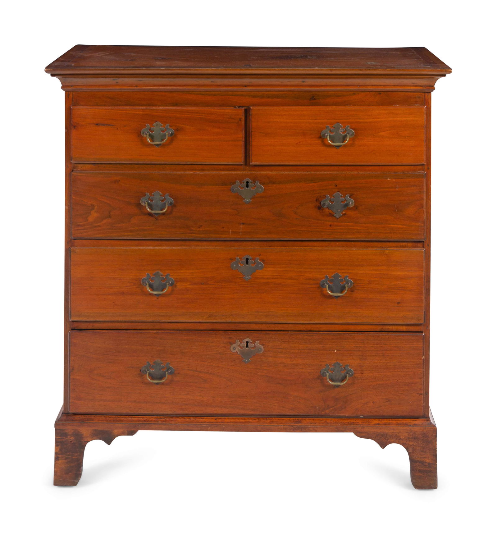 A Chippendale Cherrywood Chest of Drawers (1 of 3)