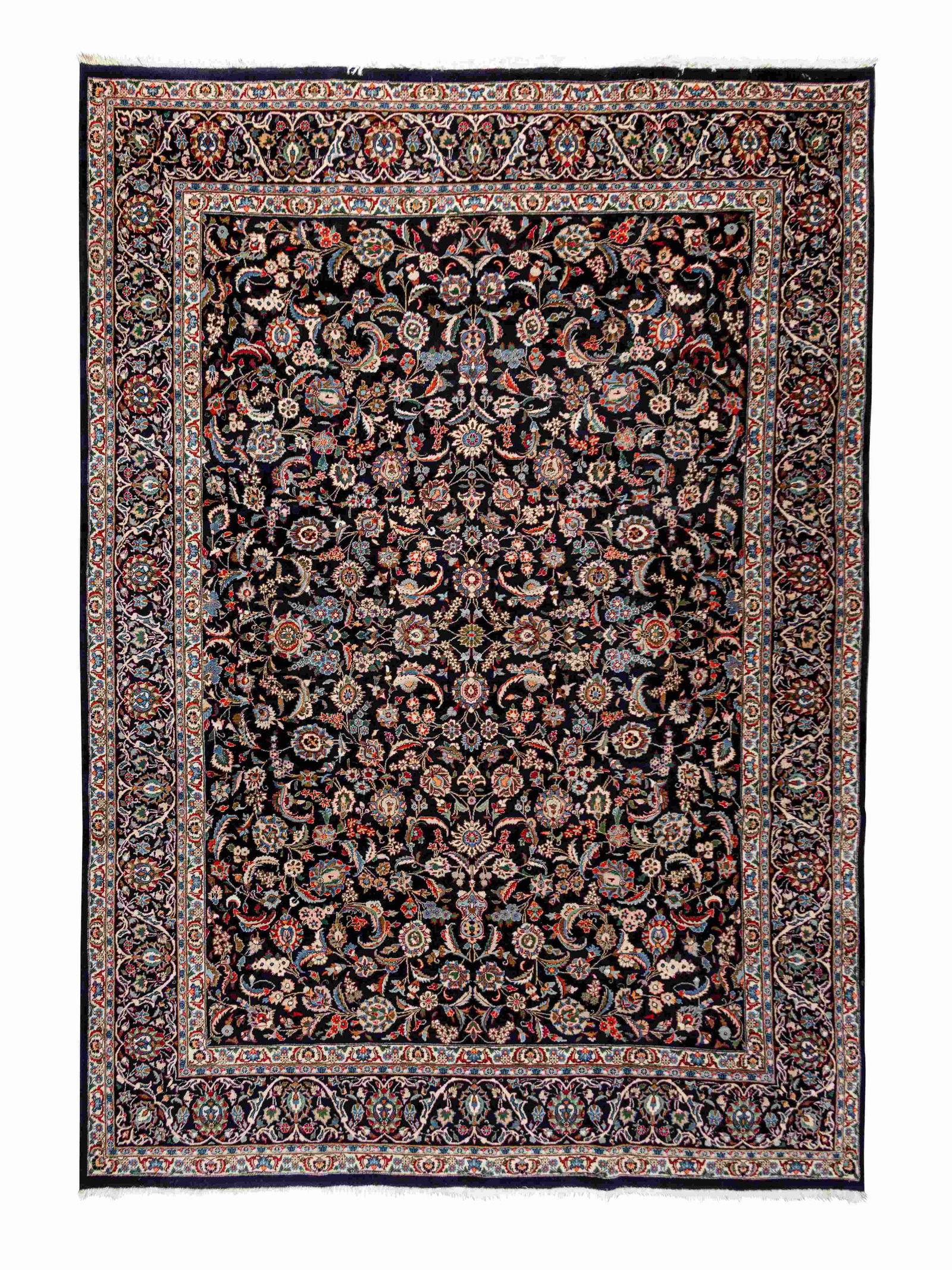 A Kashan Wool Rug (1 of 4)