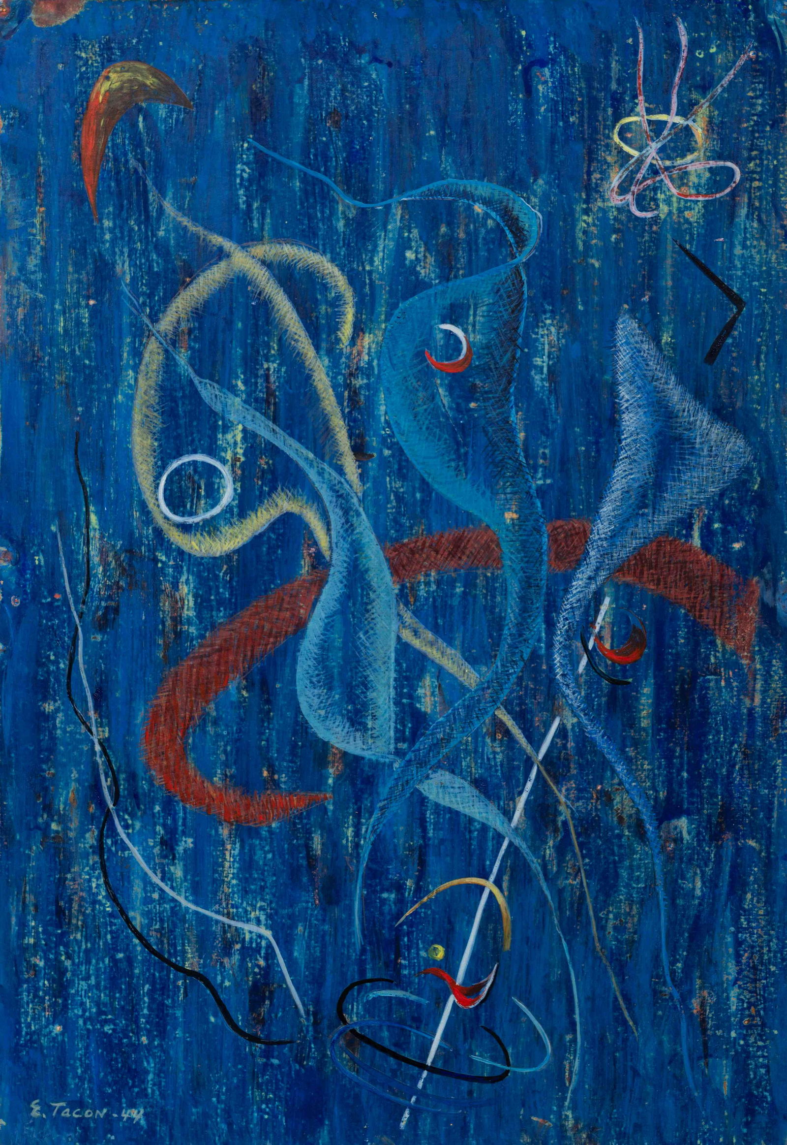 Edna Jeanette Tacon (American, 1913-1980) Nocturnal (1 of 4)