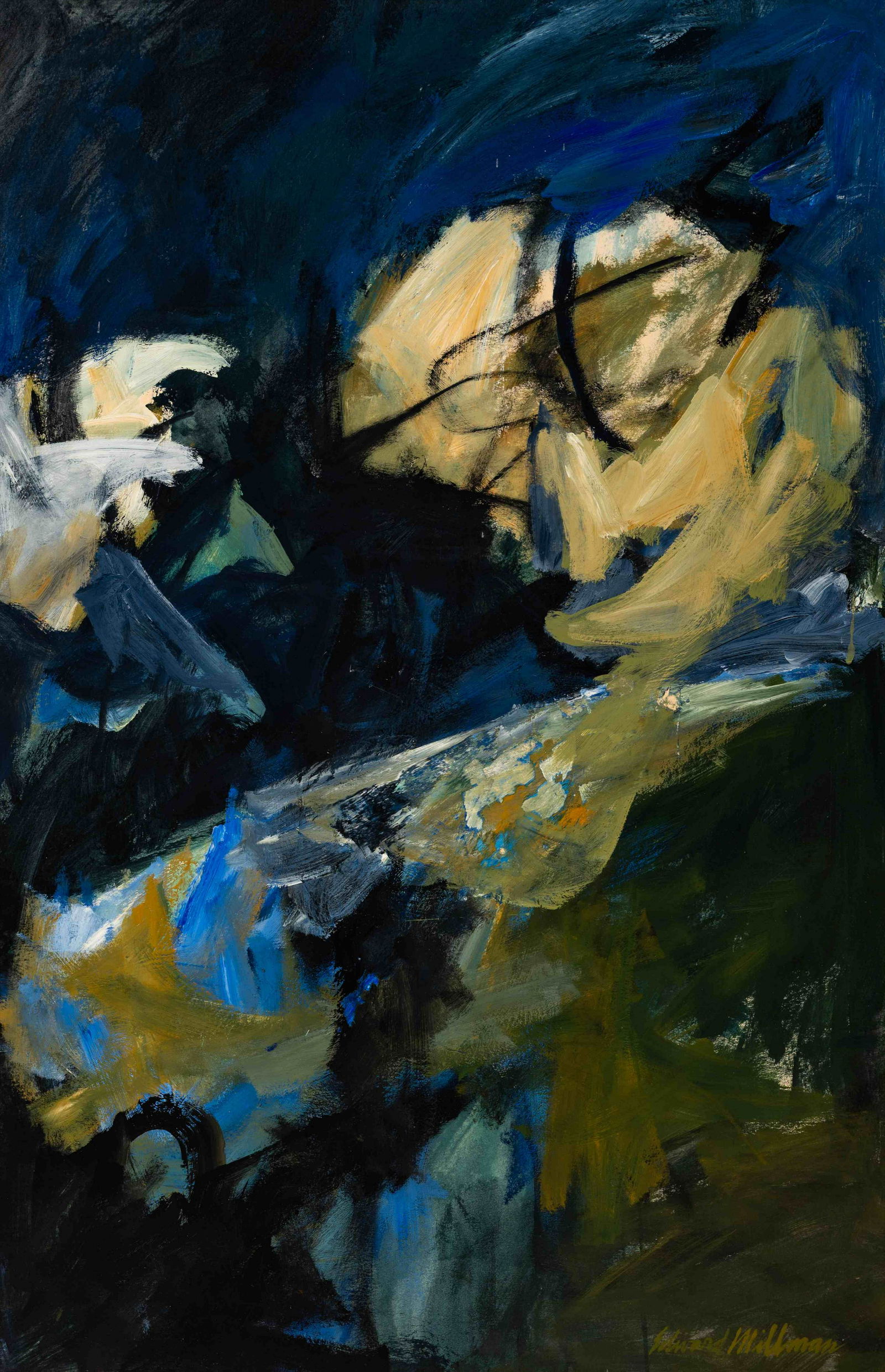 Edward Millman (American, 1907-1964) Baroque Blue, 1960 (1 of 4)