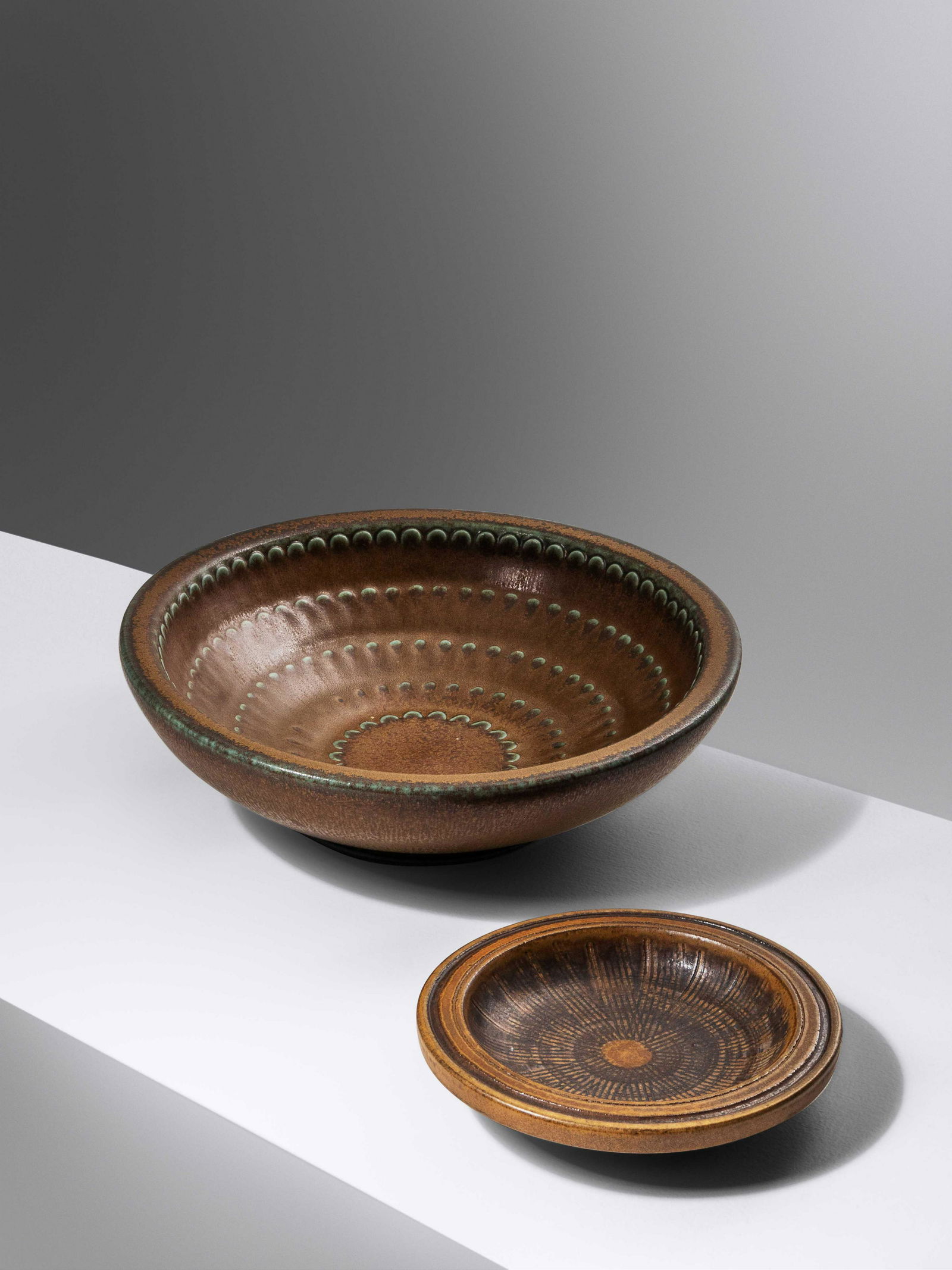 Wilhelm Kage (Swedish, 1889-1960) Two Bowls (1 of 3)