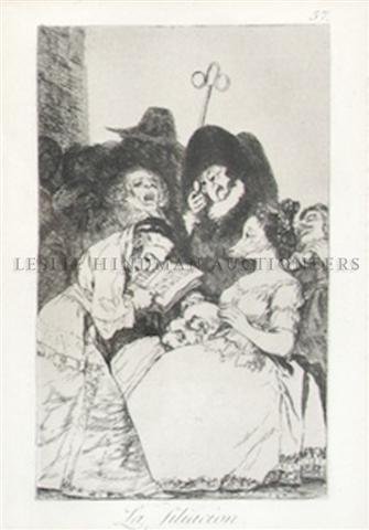 Francisco de Goya, (Spanish, 1746-1828), La filiacion: Francisco de Goya (Spanish, 1746-1828) La filiacion etching and aquatint 8 1/2 x 6 inches. Patricia J. Gottschalk Trust, Northfield, Illinois
