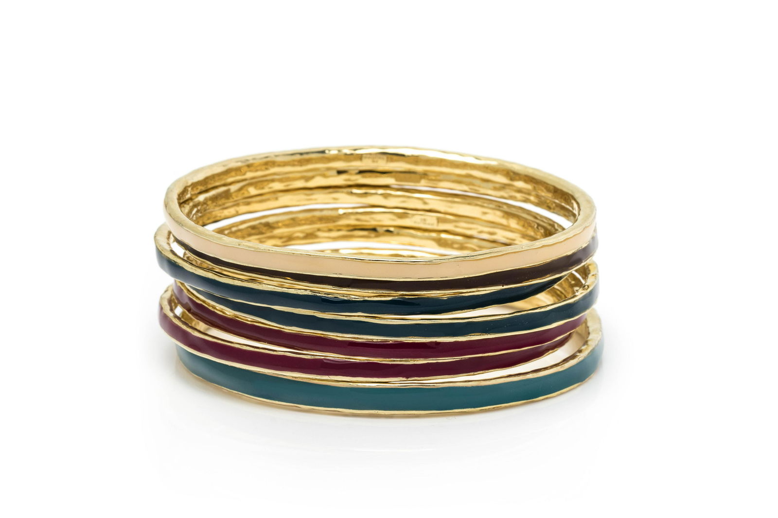 IPPOLITA, COLLECTION OF ENAMEL BANGLE BRACELETS (1 of 2)
