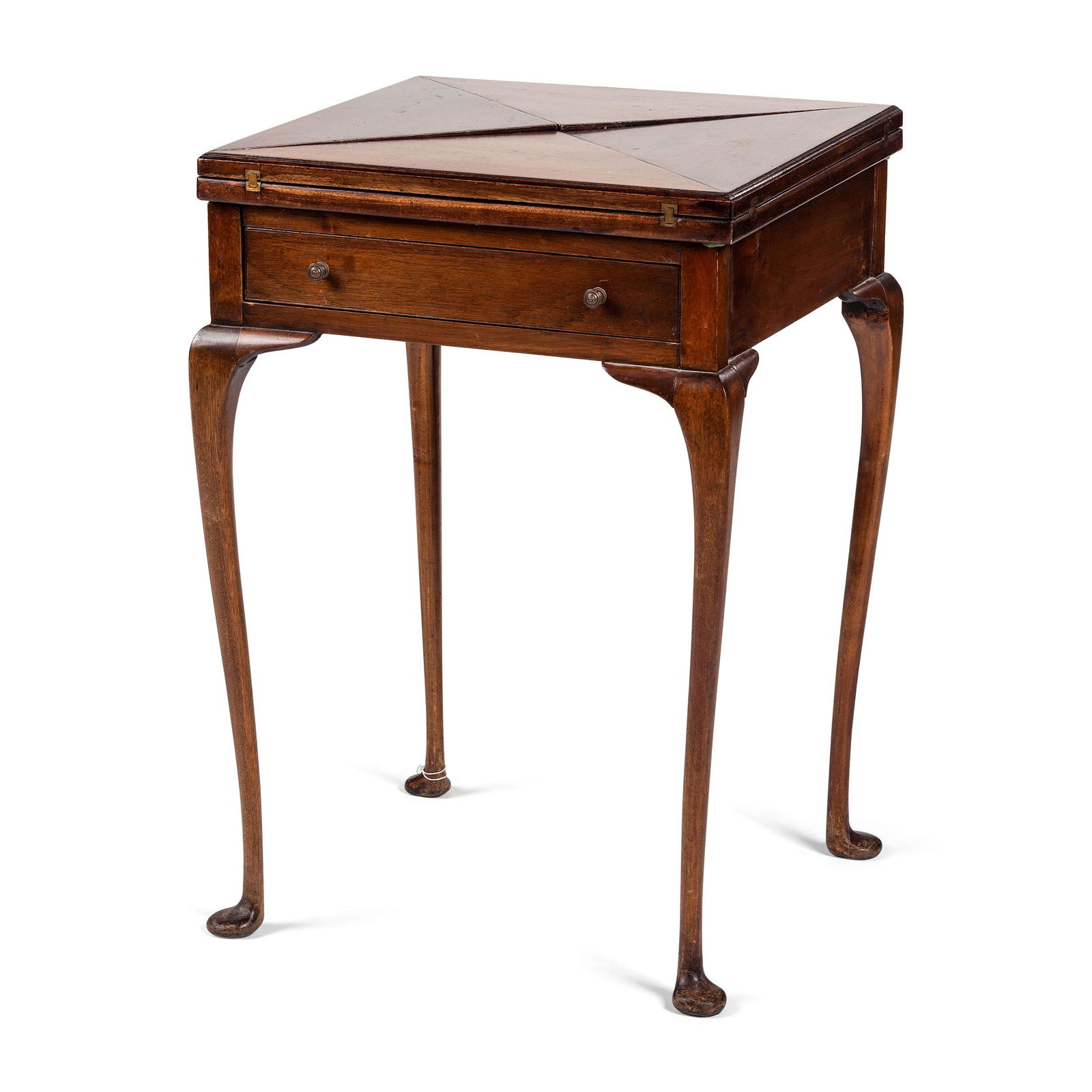 A Georgian Style Mahogany Handkerchief Game Table and (1 of 6)