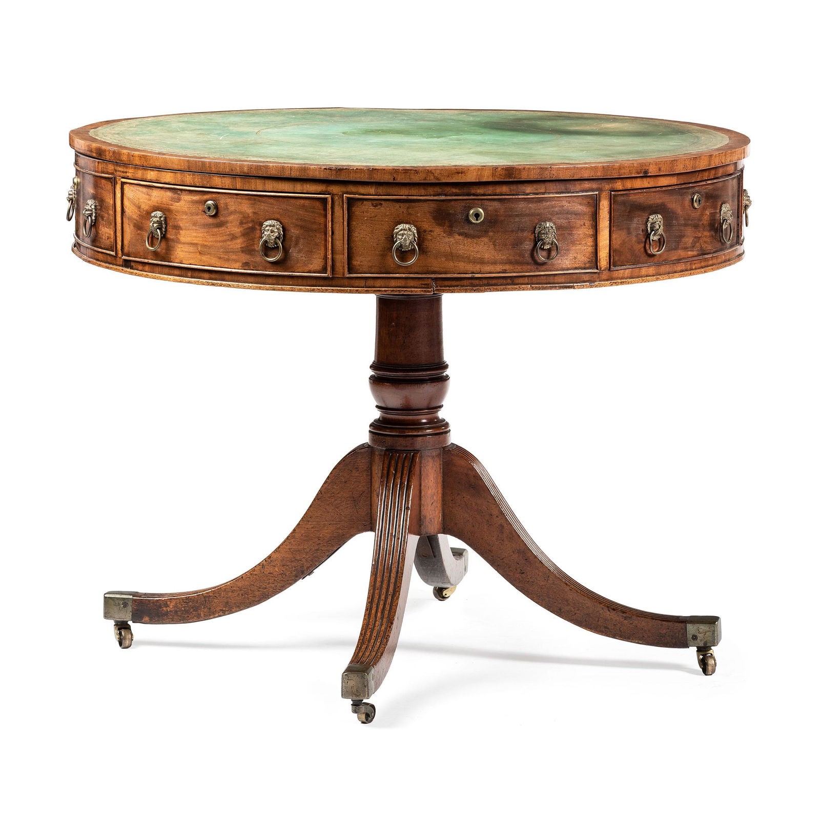 An English Mahogany Drum Table (1 of 5)