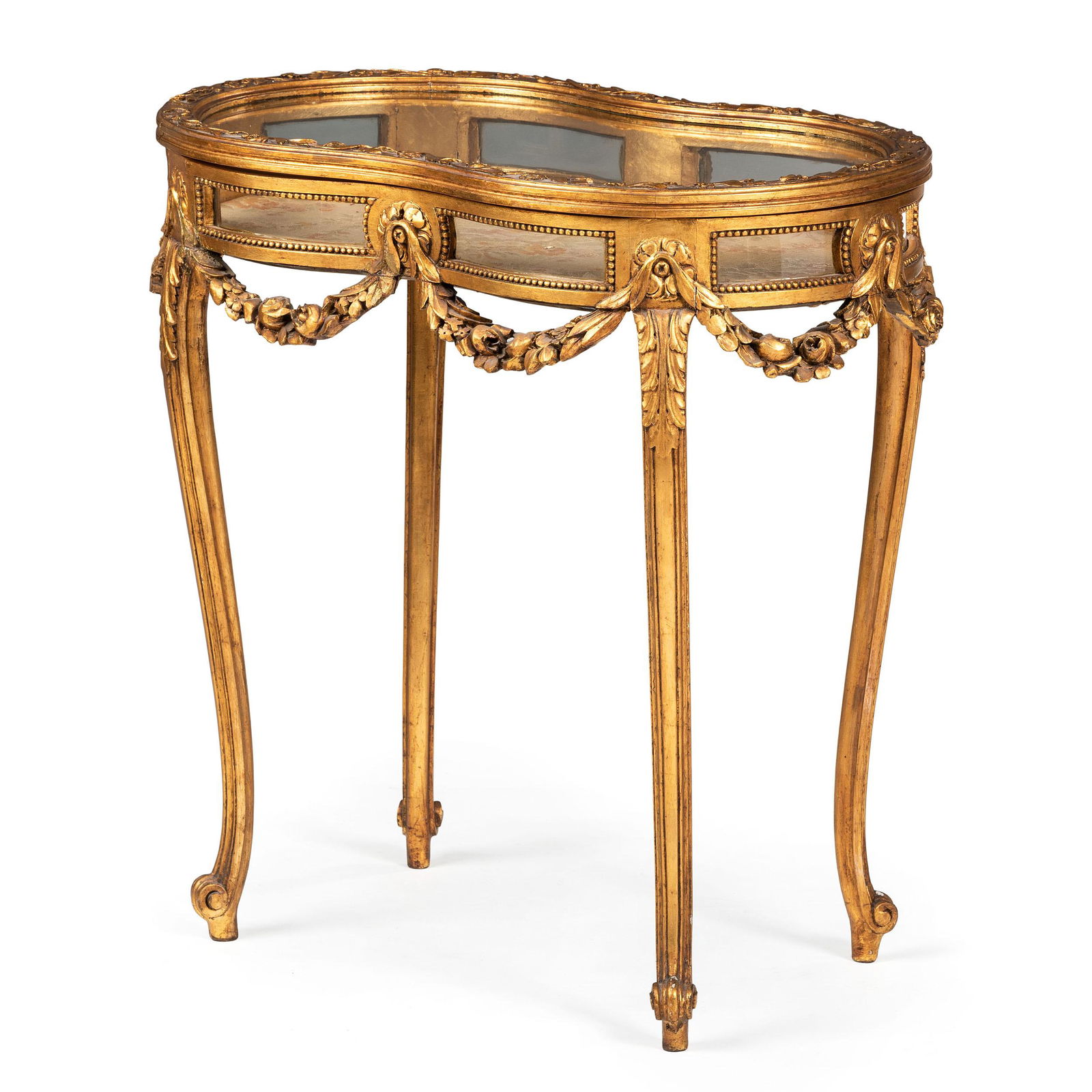 A Louis XV Style Giltwood Vitrine Table (1 of 3)