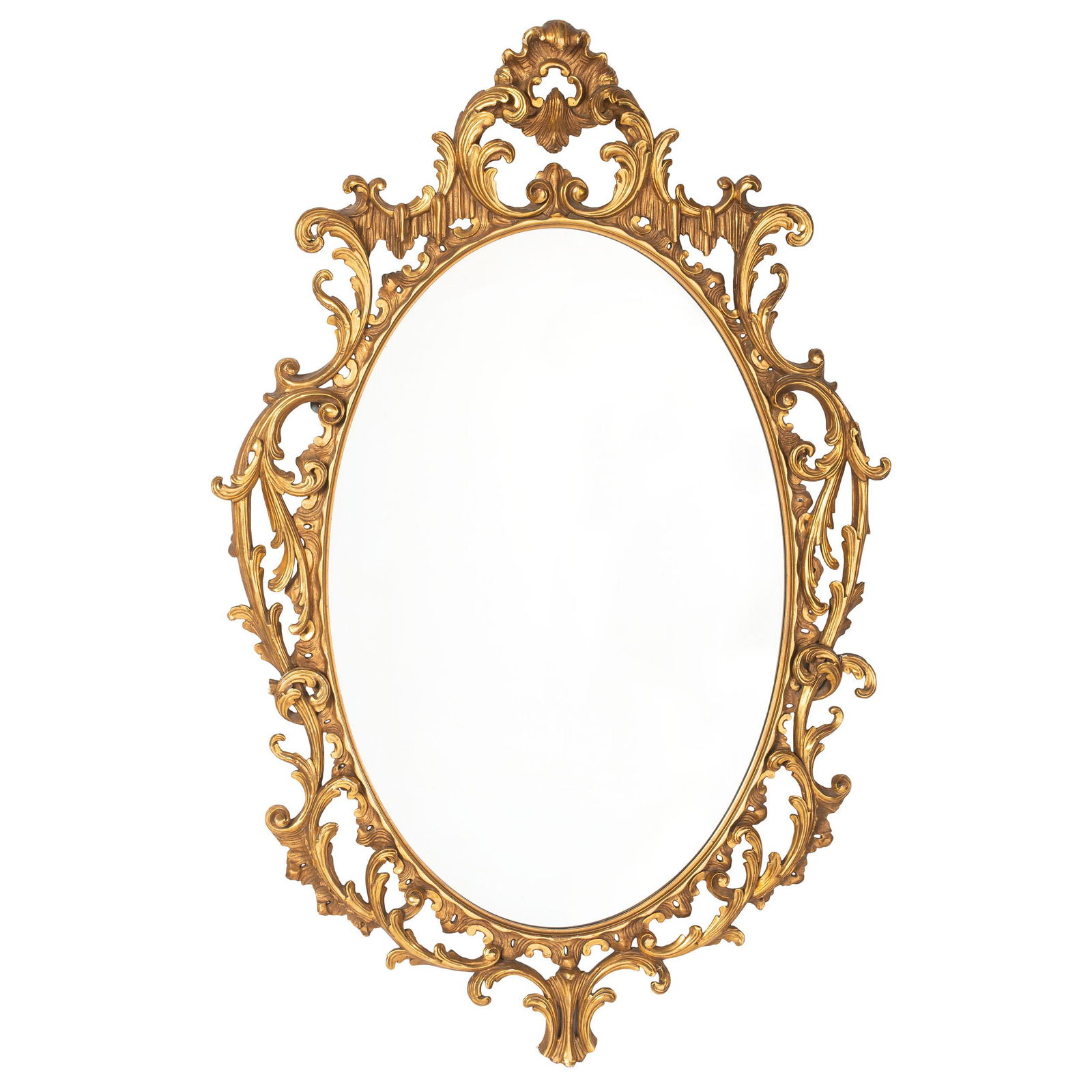 A Neoclassical Style Gilt Decorated Mirror (1 of 1)