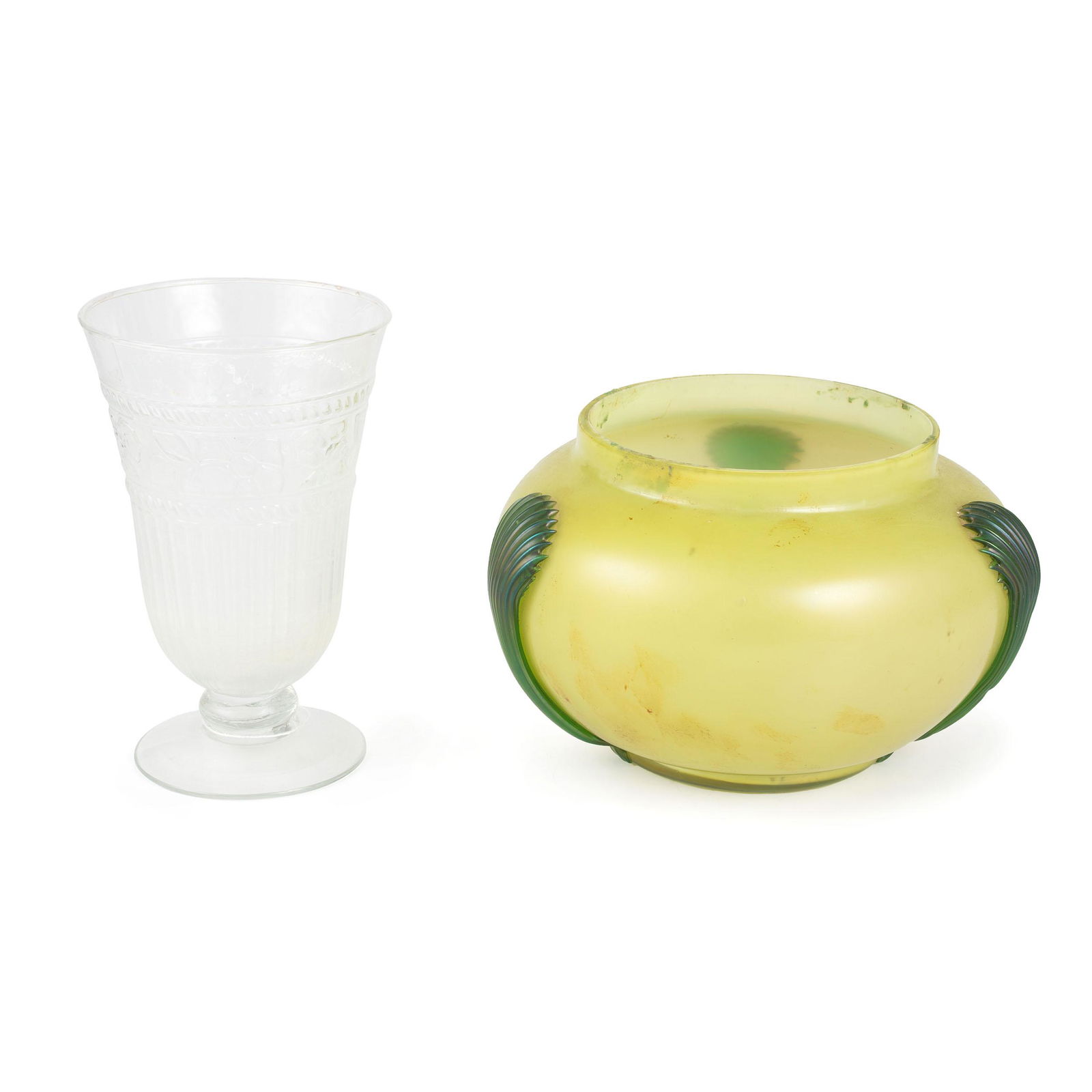 Two Decorative Glass Vases (1 of 2)