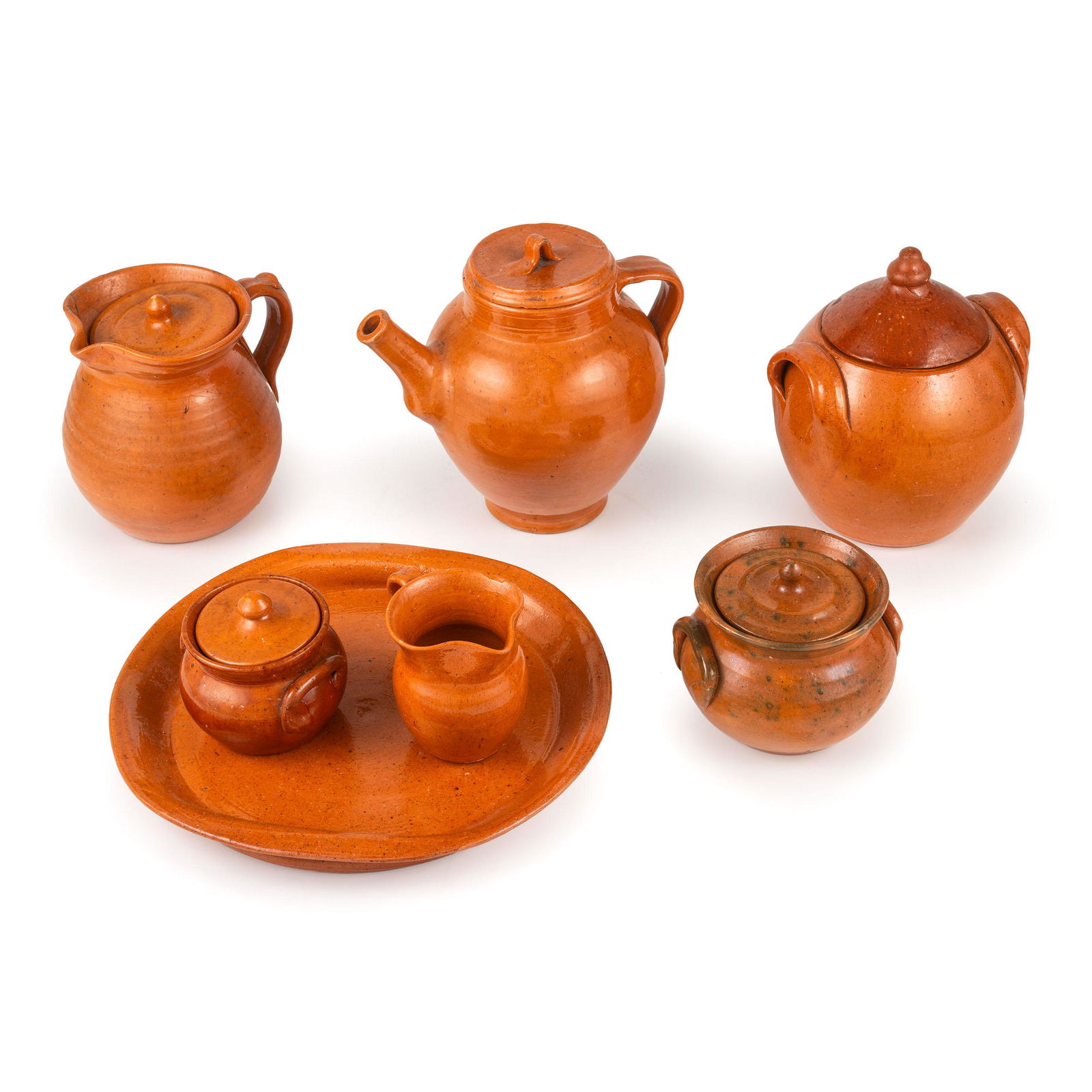 Seven Jugtown Pottery Vessels (1 of 4)