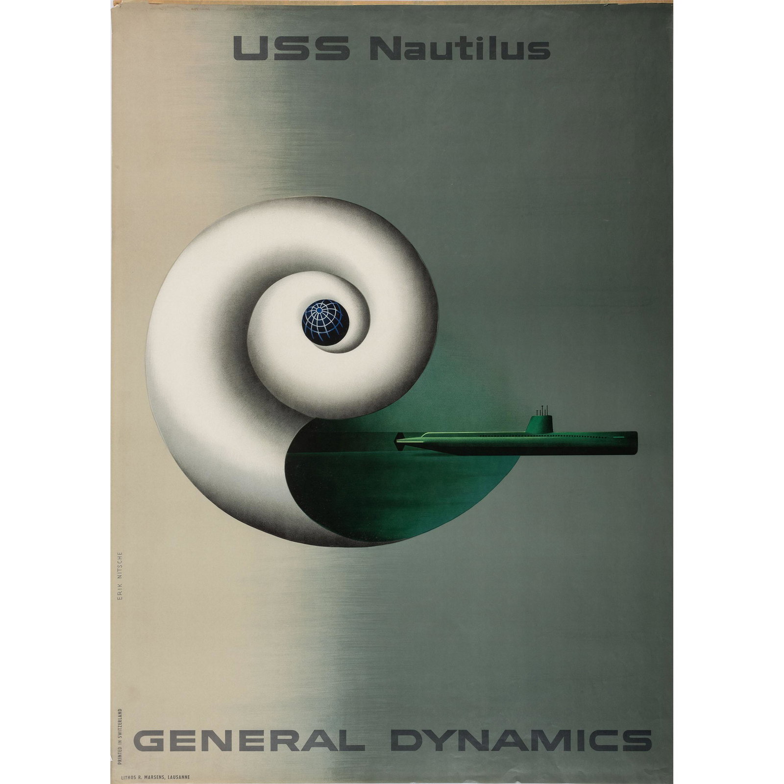 An Erick Nitsche Poster fo USS Nautilus General (1 of 1)