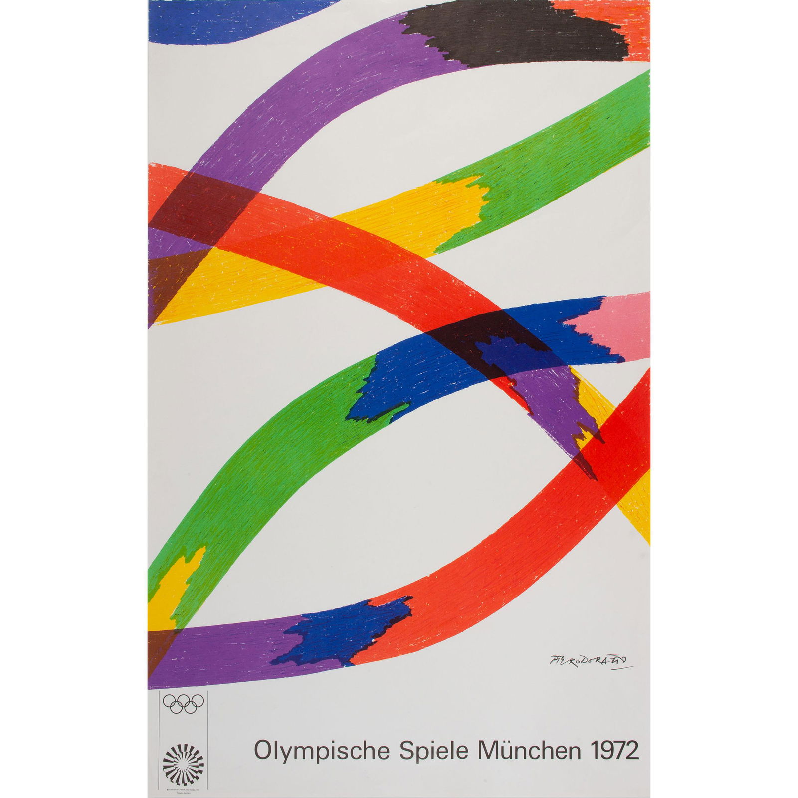 Four Exhibition Posters for the 1972 Munich Olympics (1 of 4)