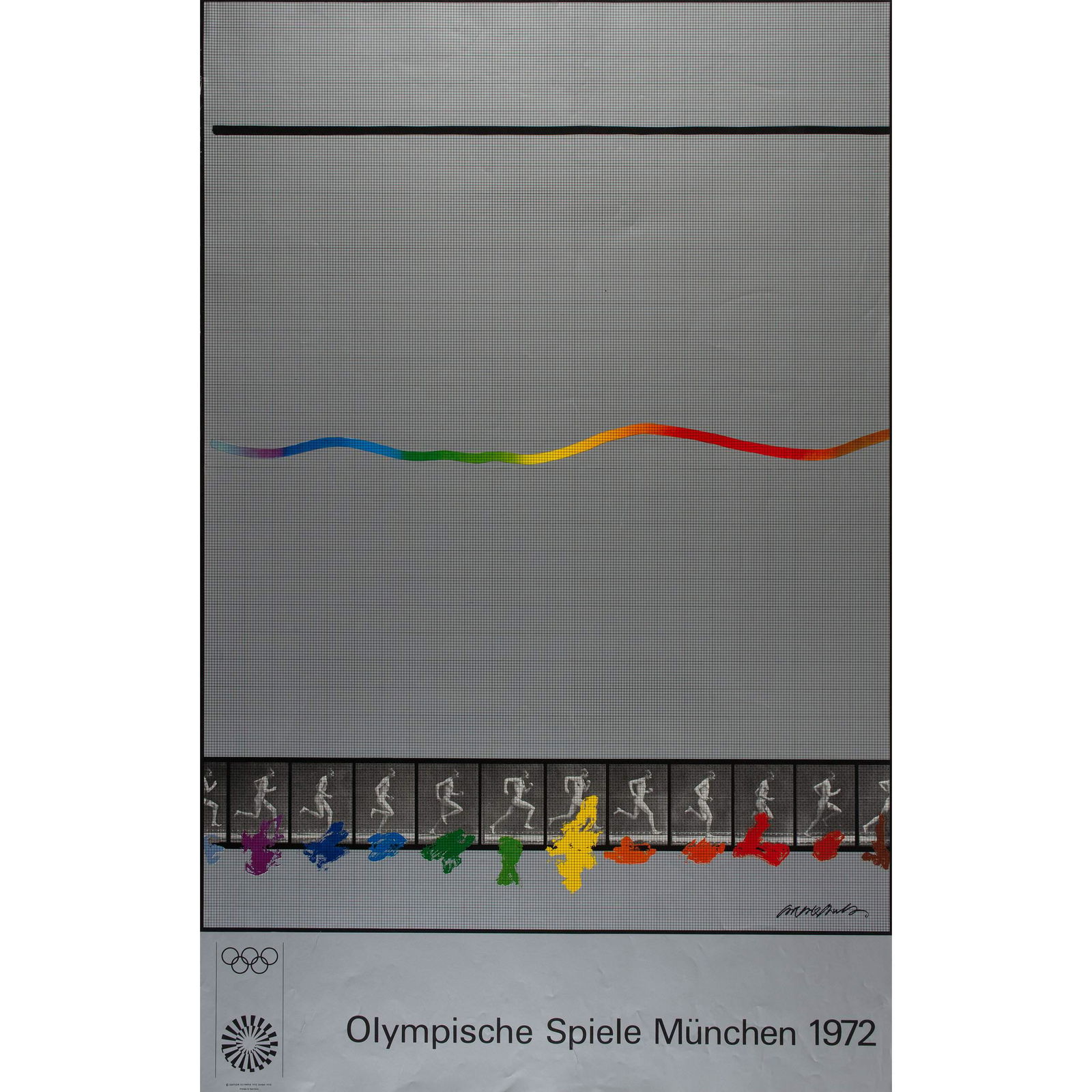Four Exhibition Posters for the 1972 Munich Olympics (1 of 4)