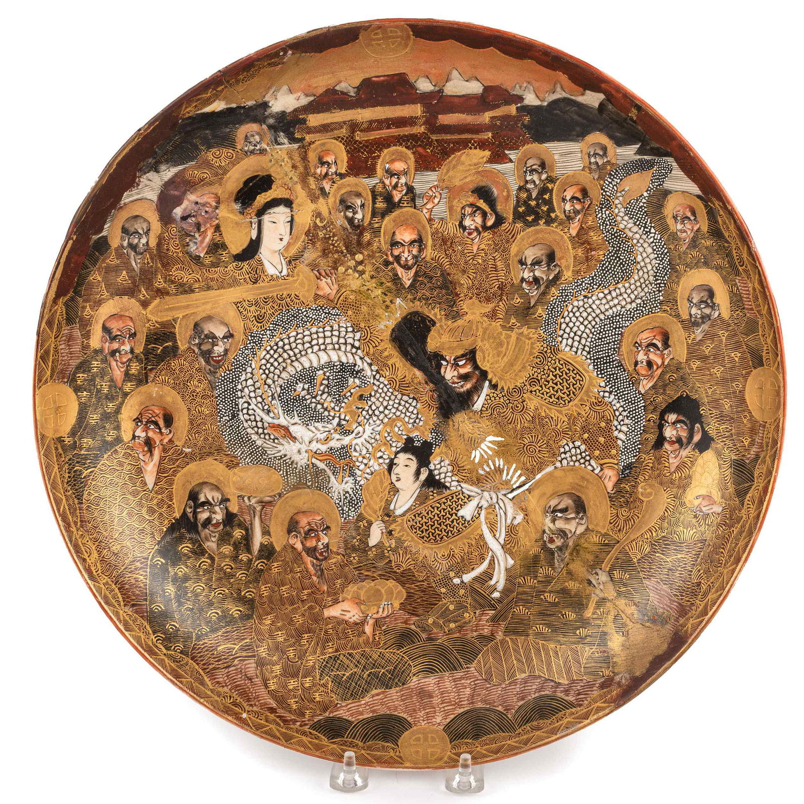 A Japanese Satsuma Dish (1 of 2)