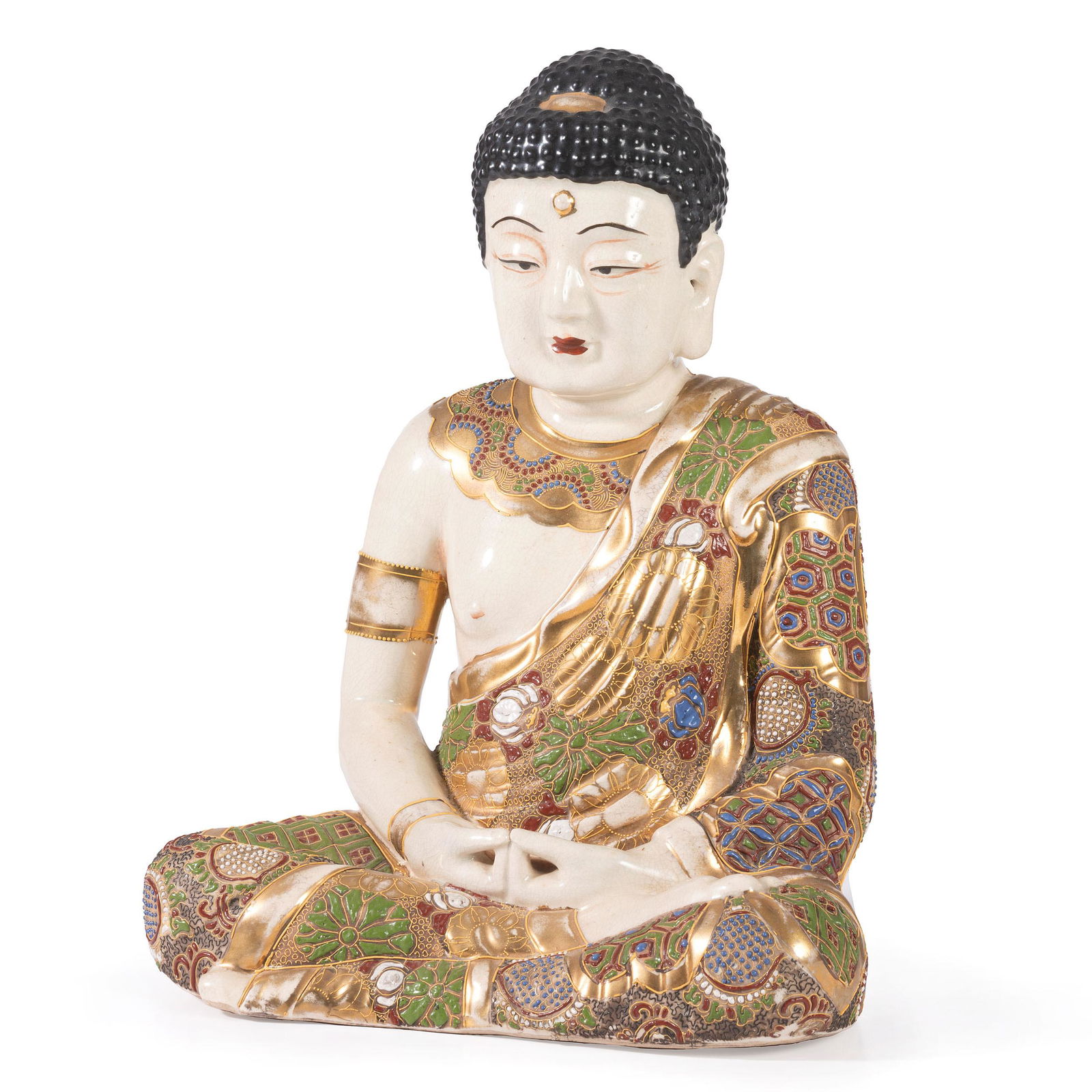 A Collection of Japanese Satsuma Glazed Articles (1 of 9)