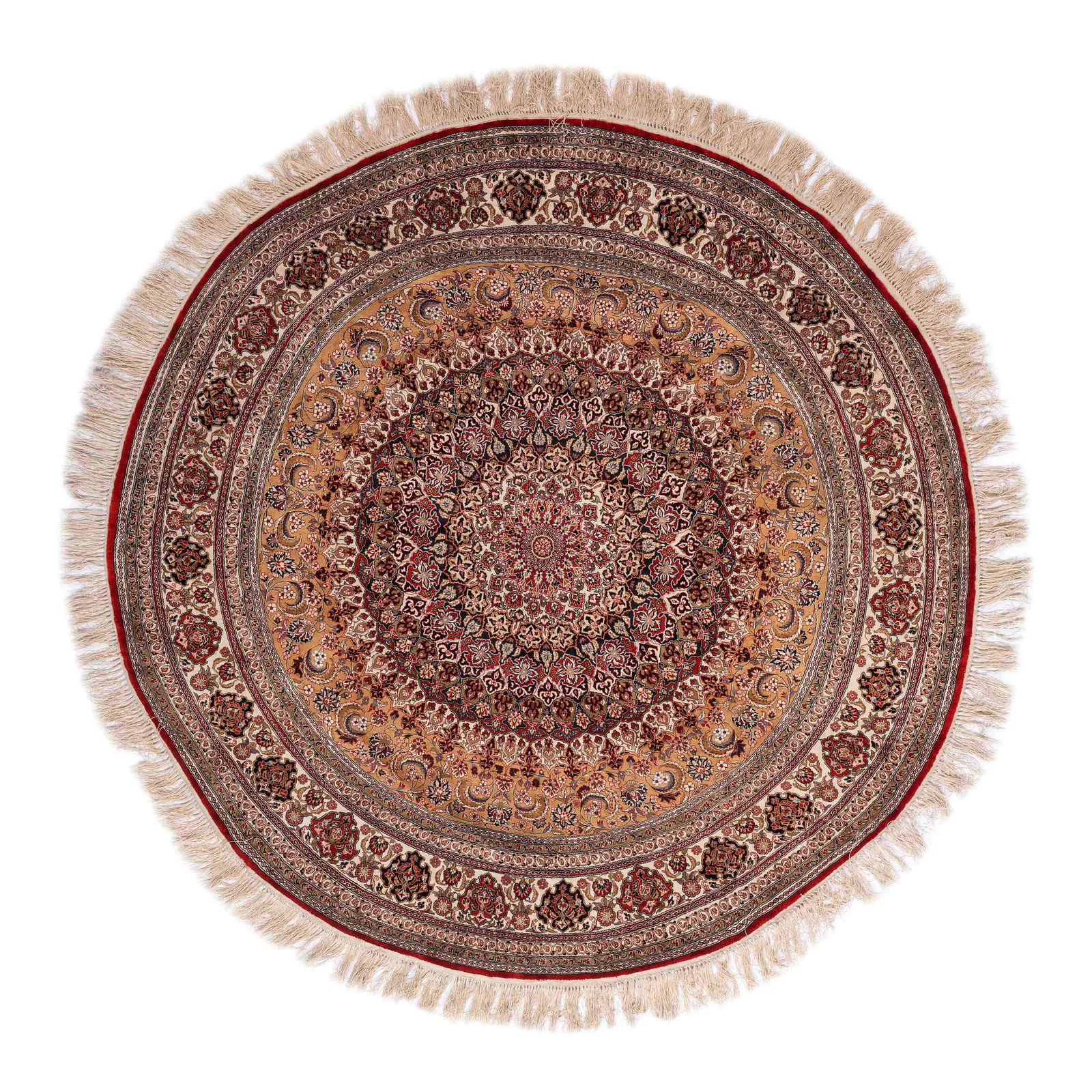 A Round Silk Rug (1 of 2)