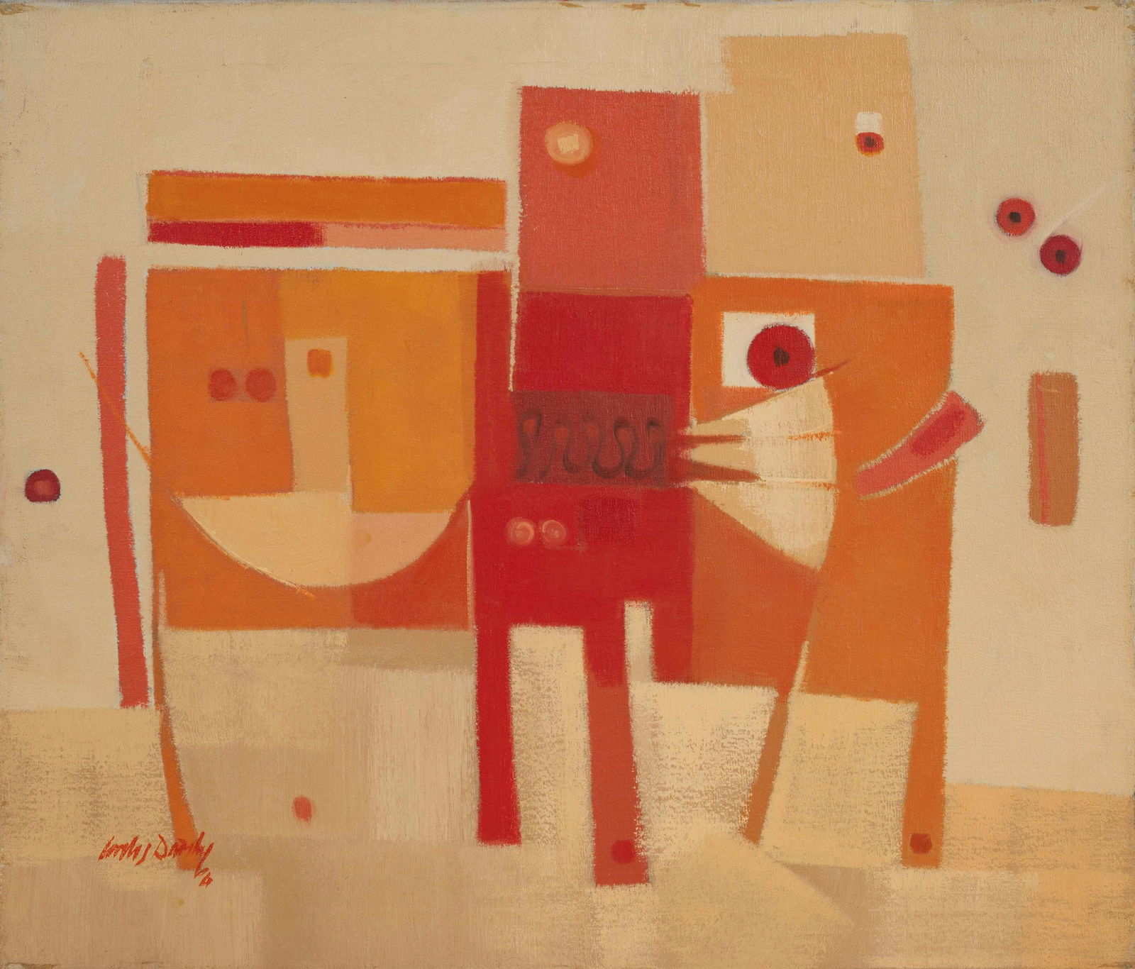 Carlos Damvy (20th century) Untitled, 1964 (1 of 6)