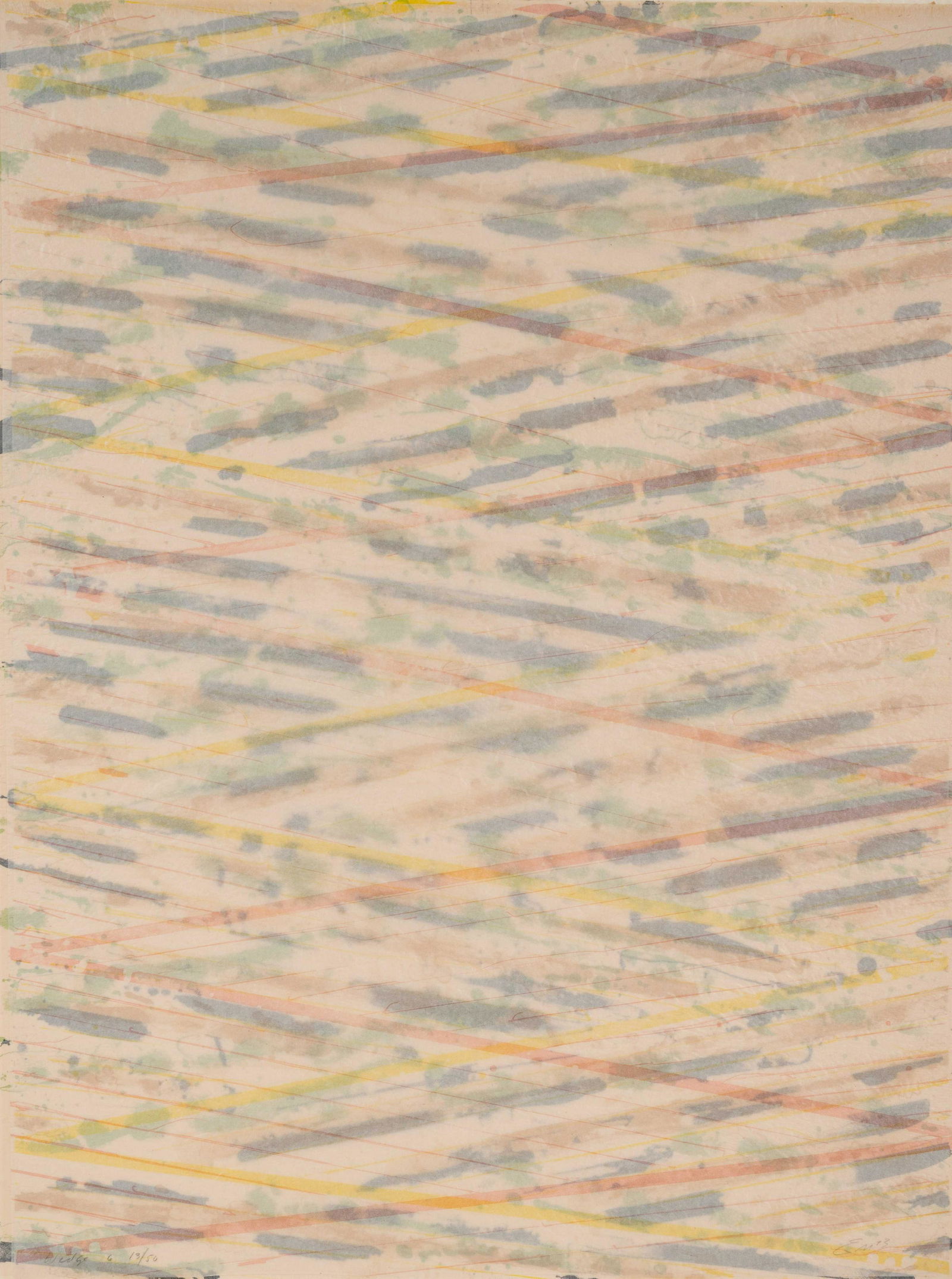 Ed Moses (American, 1926-2018) Wedge #5 and Wedge (1 of 9)