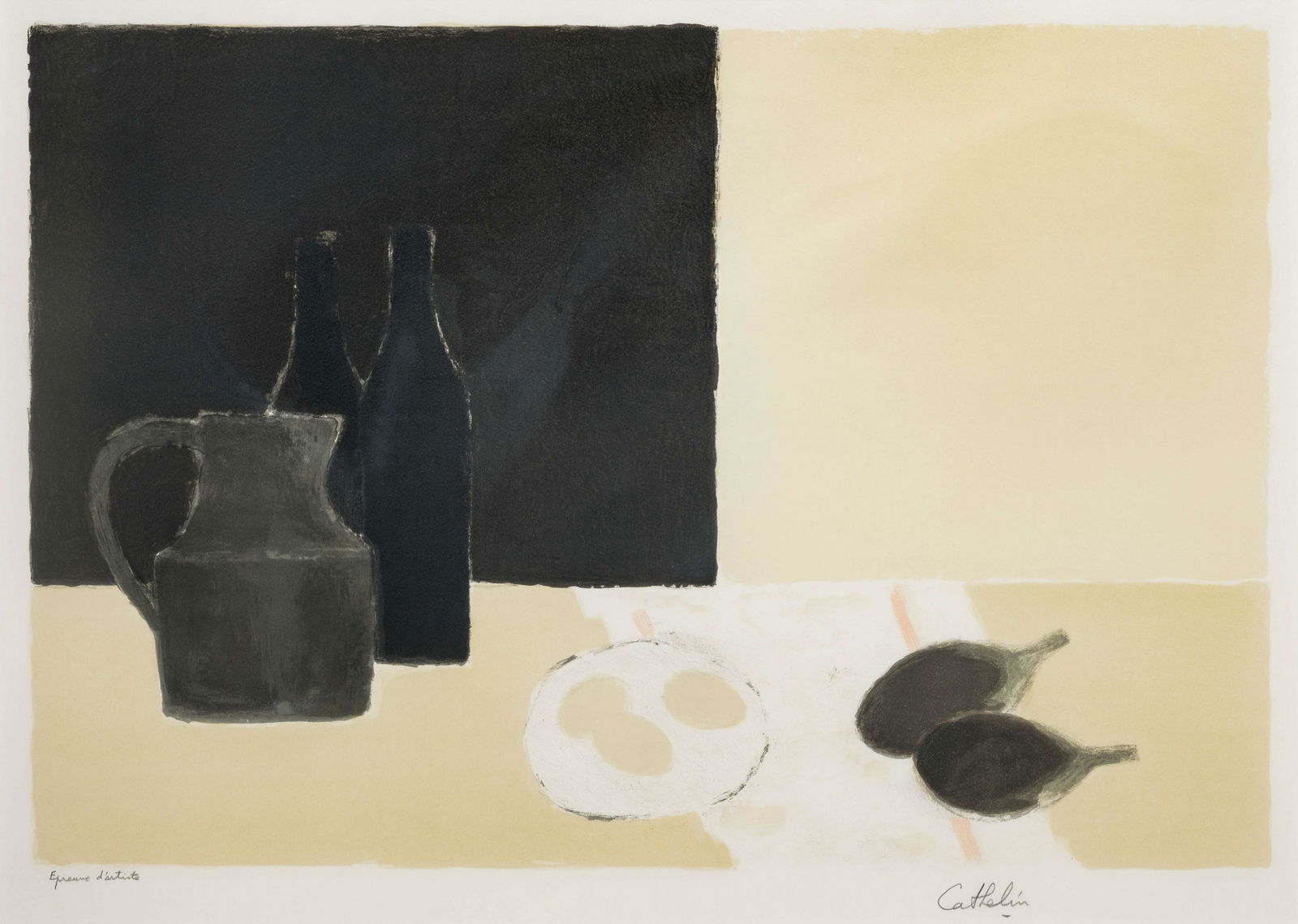 Bernard Cathelin (French, 1919-2004) Naturemorte au pot (1 of 4)