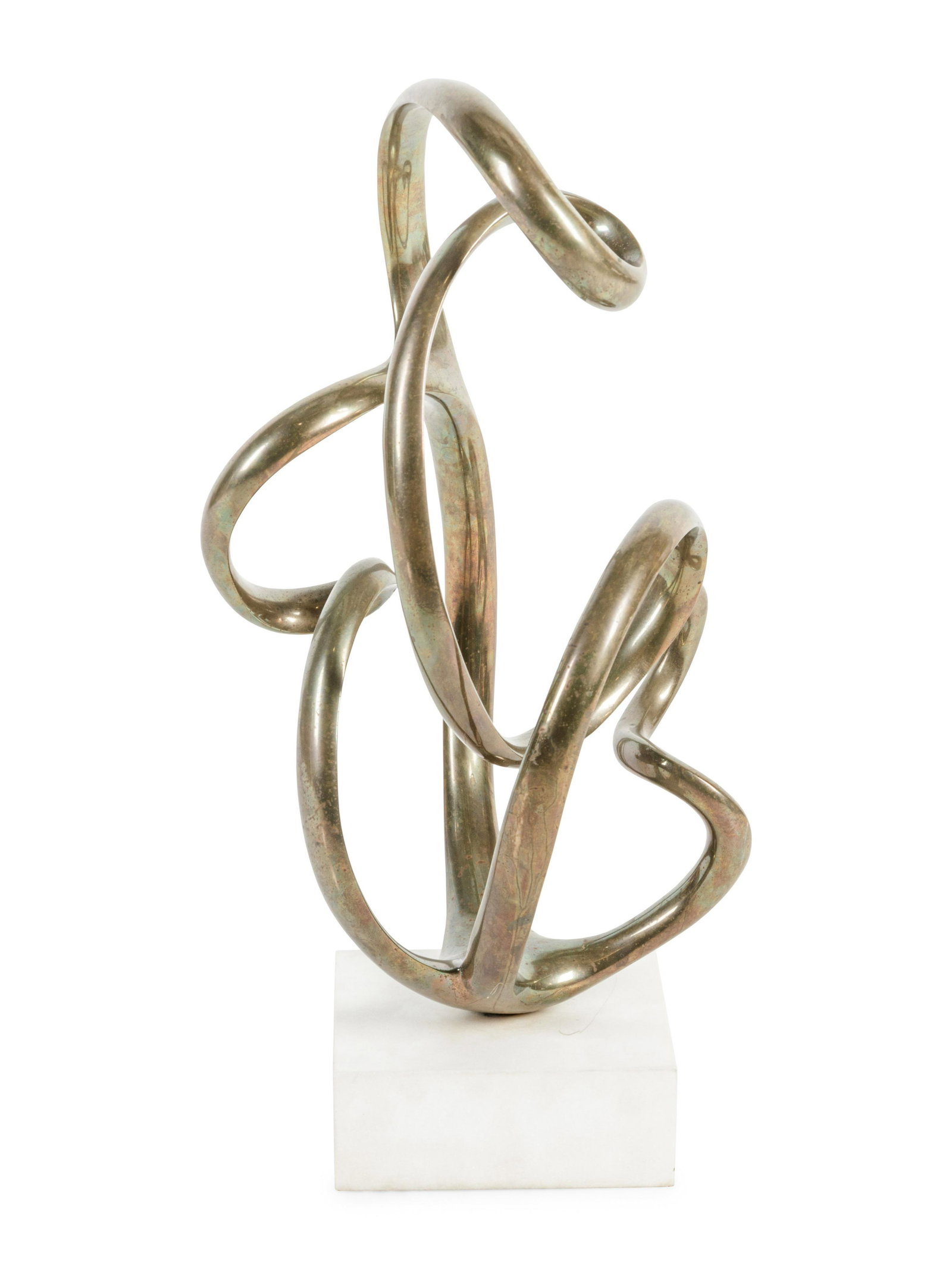 Antonio Grediaga Kieff (Canadian/Spanish, b. 1936): Antonio Grediaga Kieff (Canadian/Spanish, b. 1936) Untitled bronze on marble base signed Kieff and numbered 6/9 Height of bronze: 22 3/4 inches. Property from the Collection of Leonard Stark, Chicago,