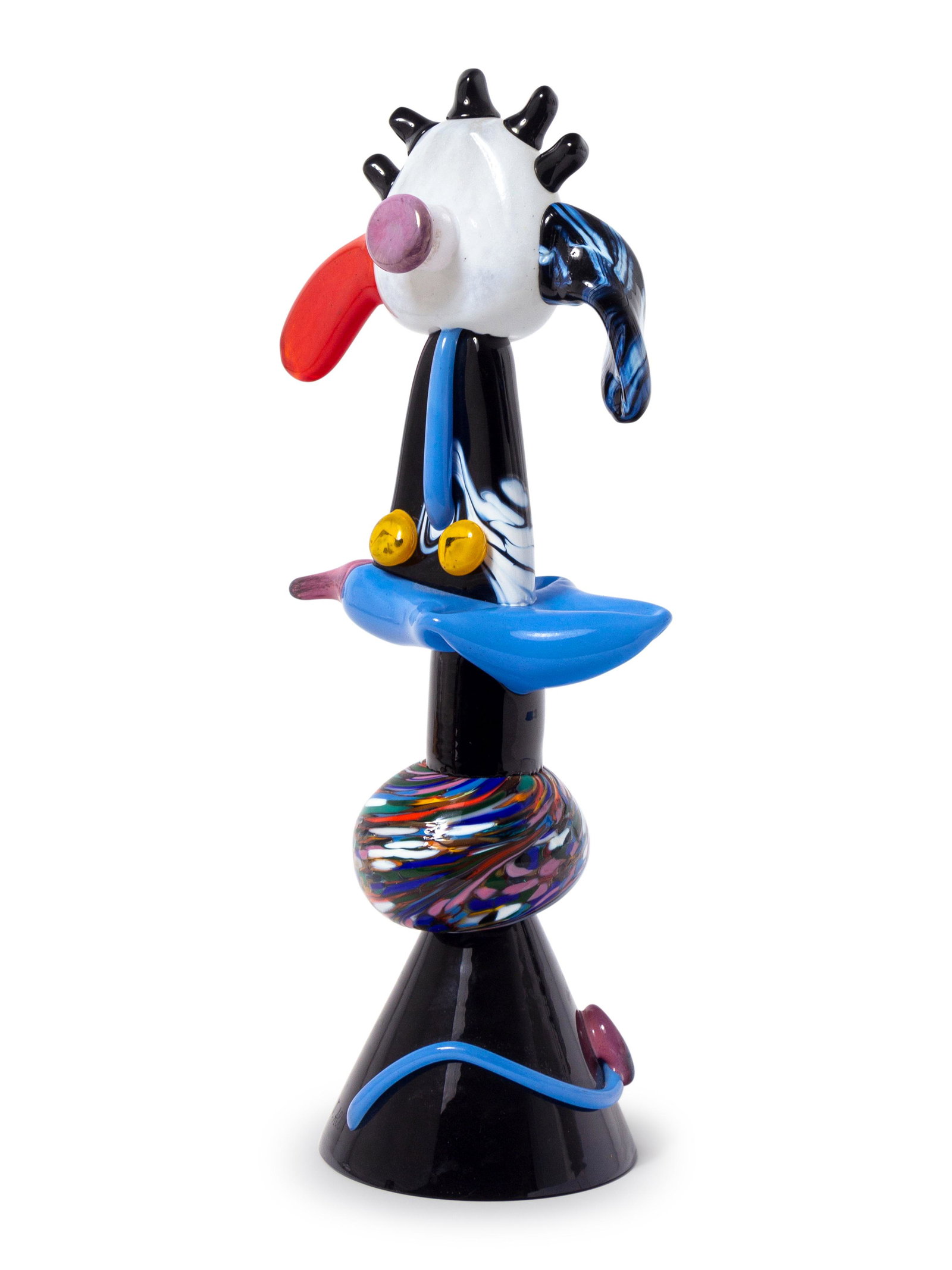 Otmar Alt (German, b. 1940) Merlin mit roter Nase (1 of 4)