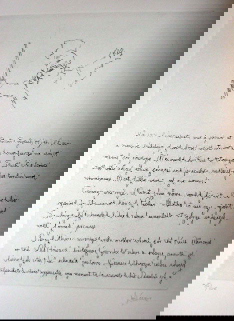 JACK LEVINE (american B. 1915) portfolio of twenty: JACK LEVINE (american B. 1915) portfolio of twenty-five soft ground etchings on bfk rives THE DREIGROSCHENFILM" 1967, each pencil signed and numbered 50/100 in the margin, with title page and table of