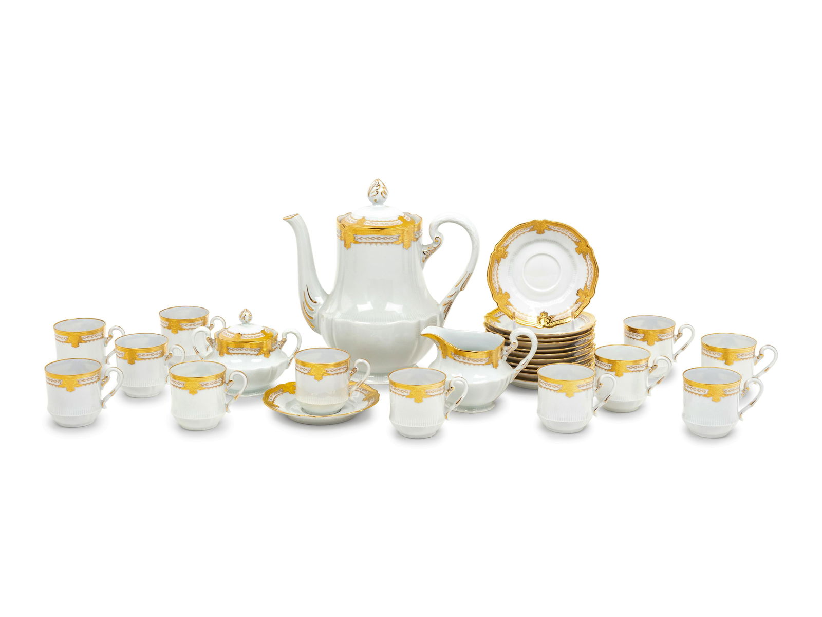 A Haviland Limoges Porcelain Coffee Service (1 of 2)