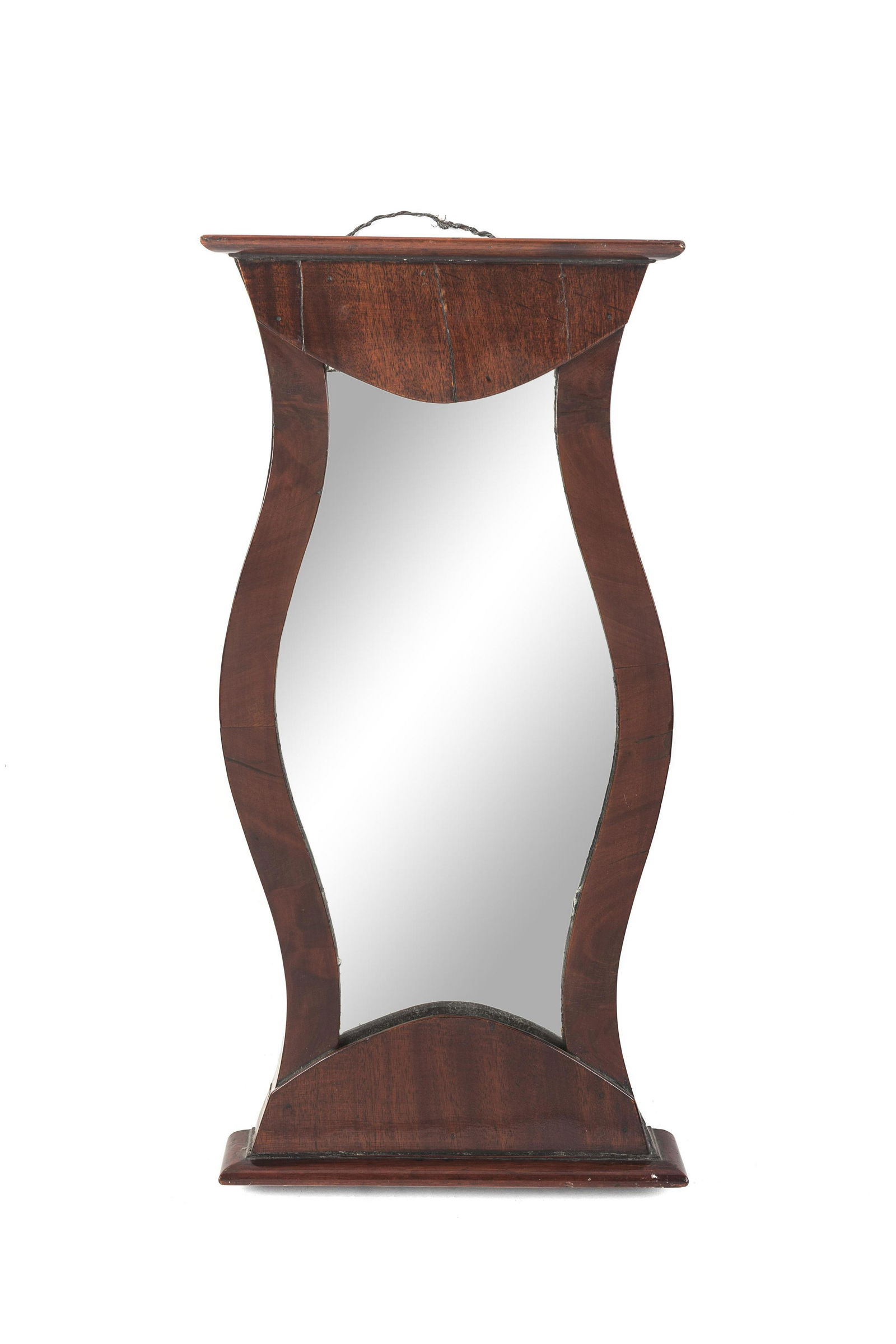 A Continental Mahogany Mirror (1 of 1)