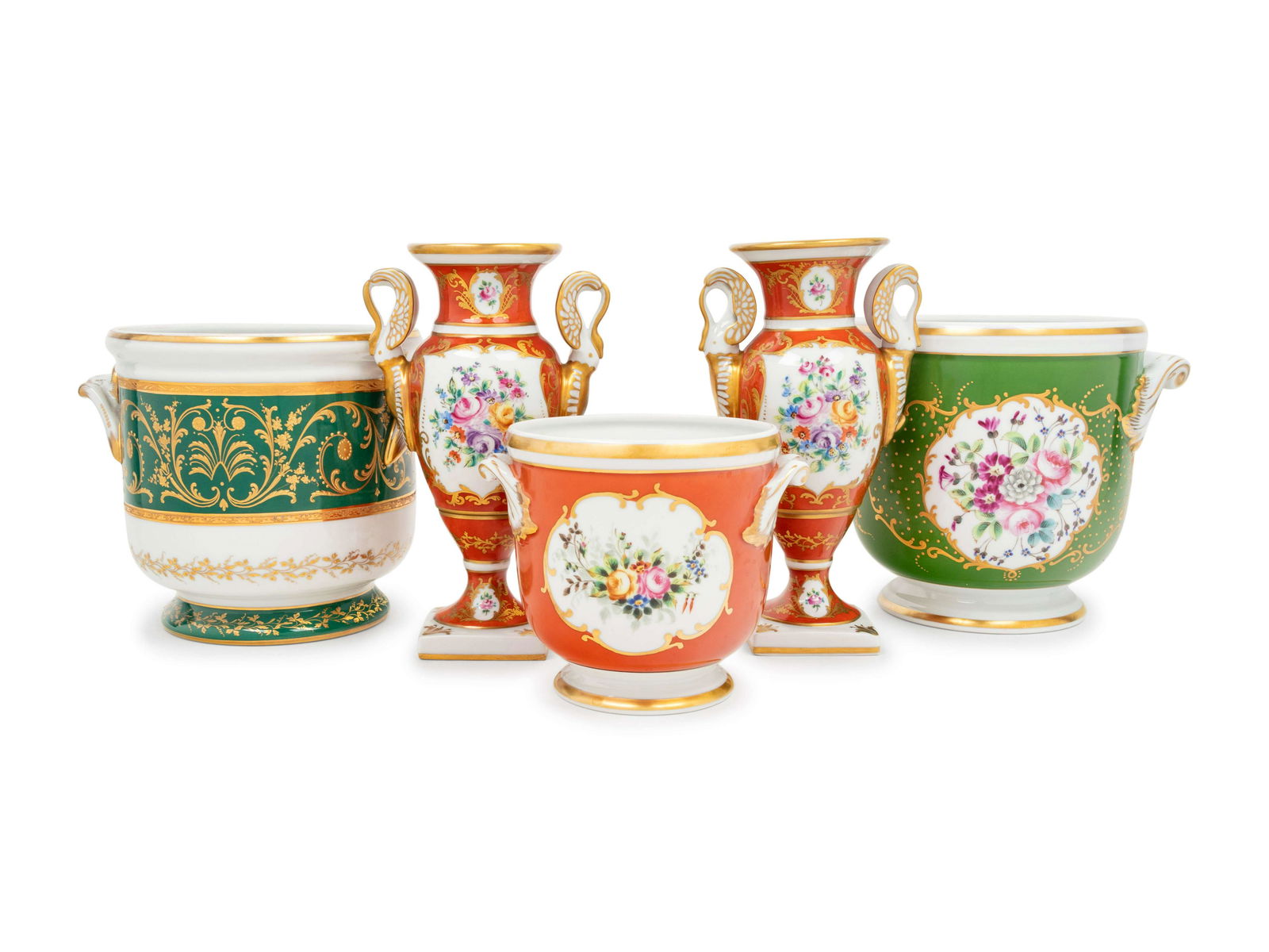 Five Continental Porcelain Table Articles (1 of 2)