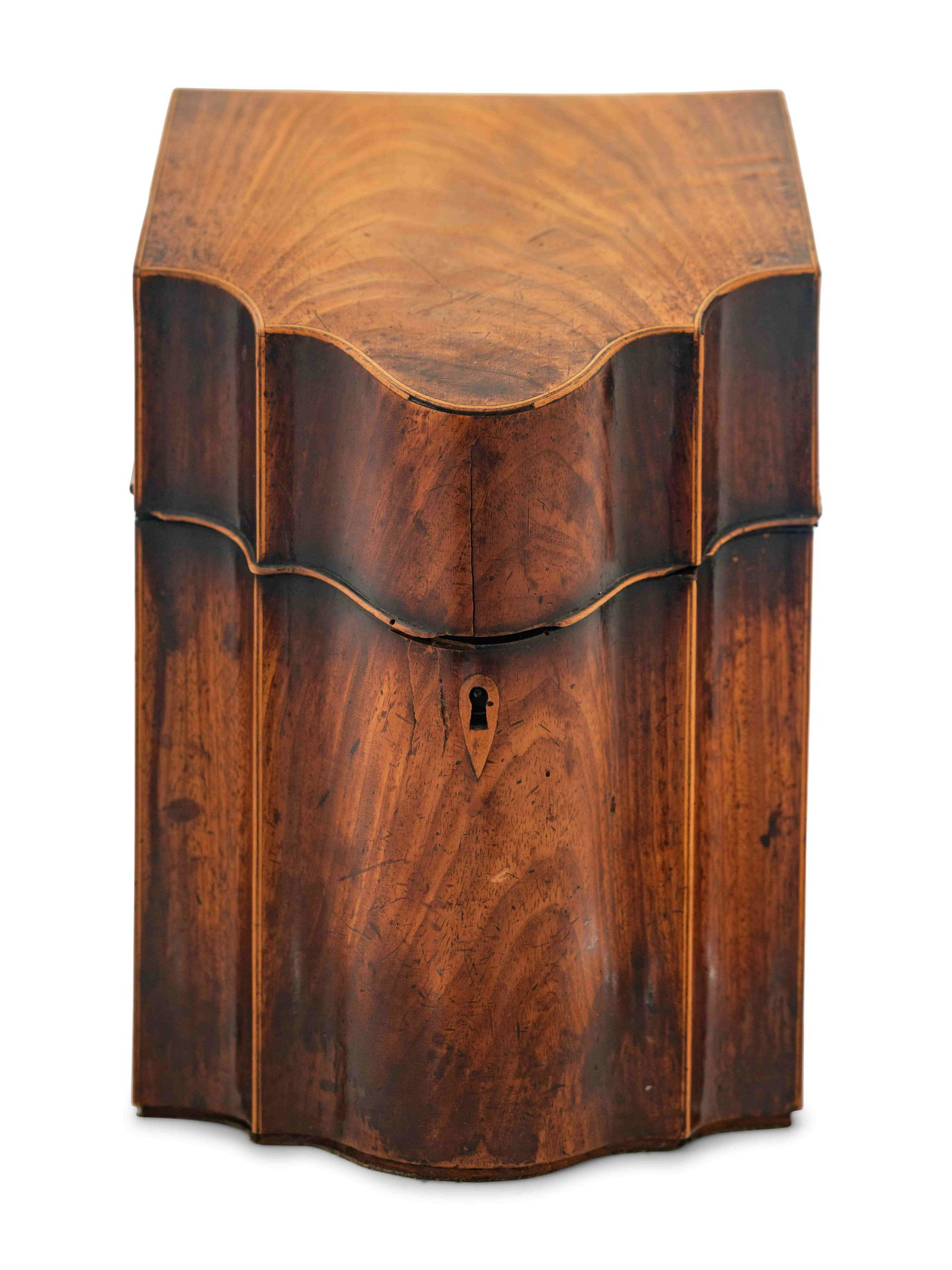 A George III Style Mahogany Cutlery Box (1 of 4)