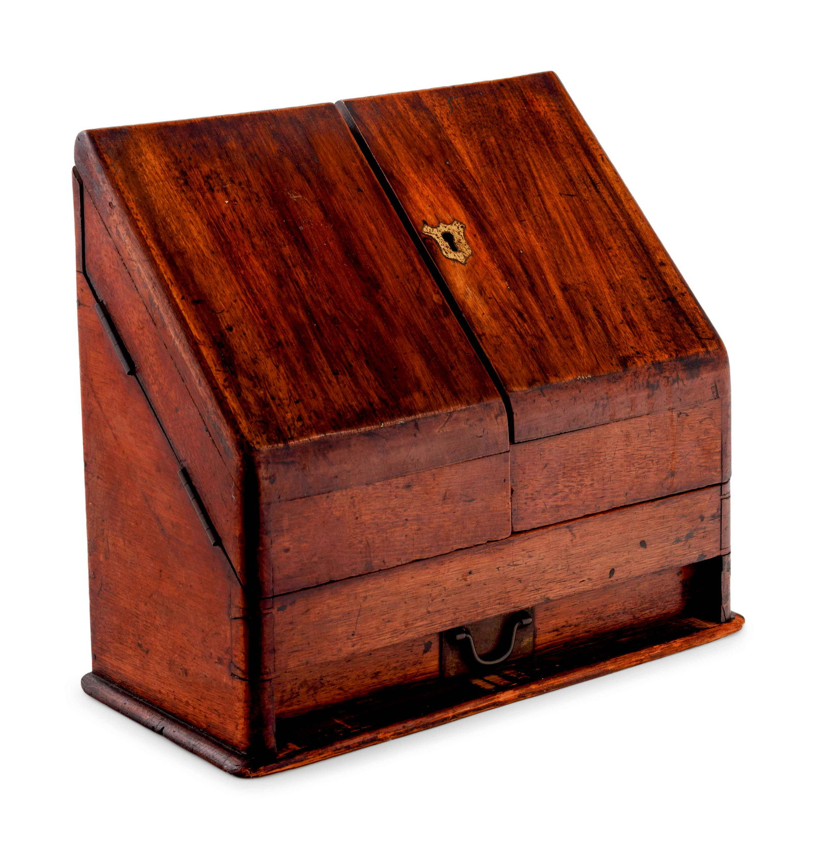 A Victorian Mahogany Letter Box (1 of 8)