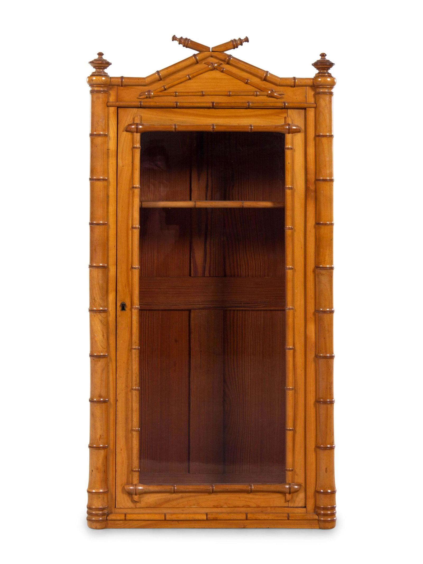 A Victorian Faux Bamboo Hanging Vitrine (1 of 2)