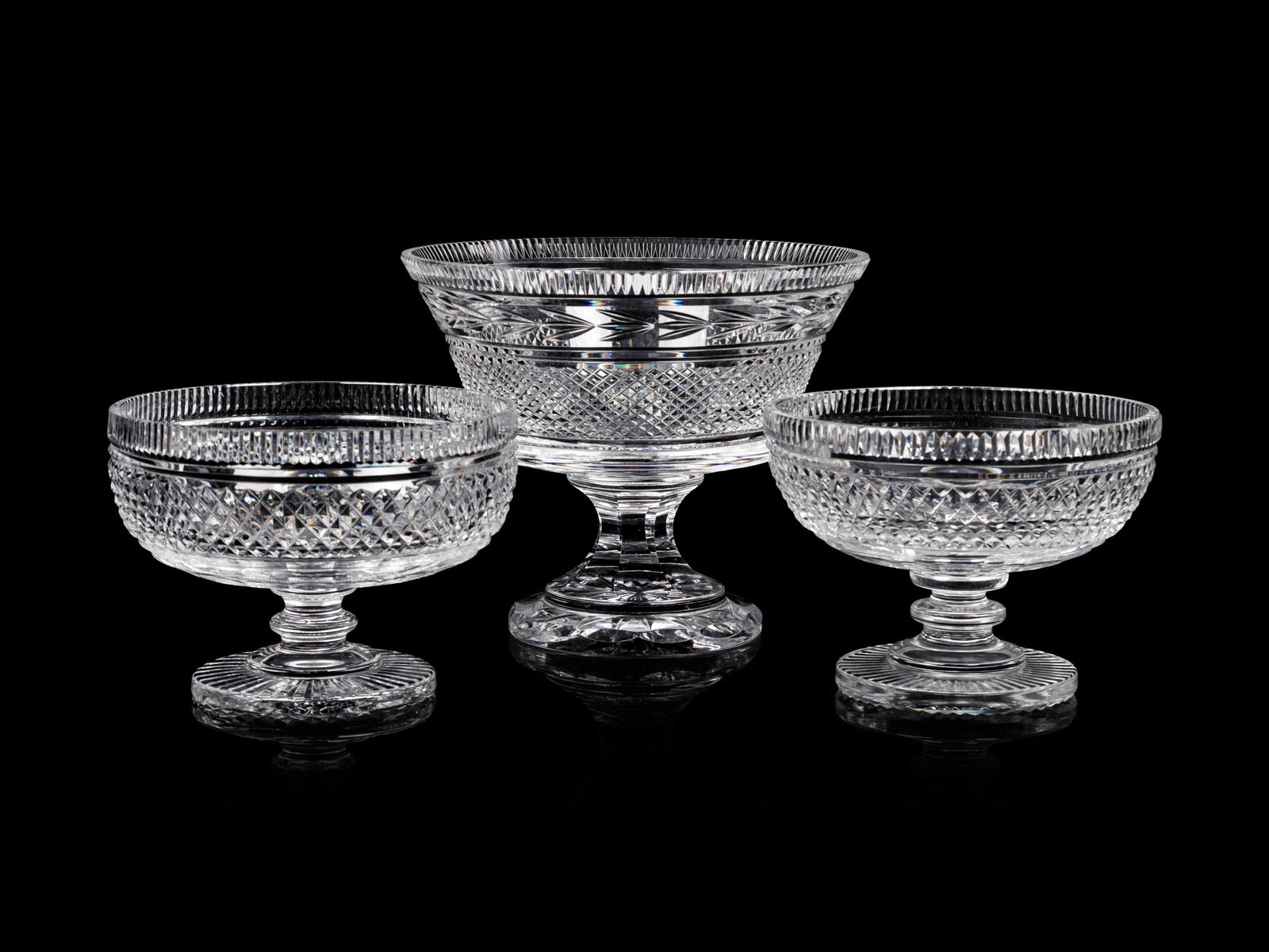 Three Waterford Cut Glass Bowls (1 of 1)