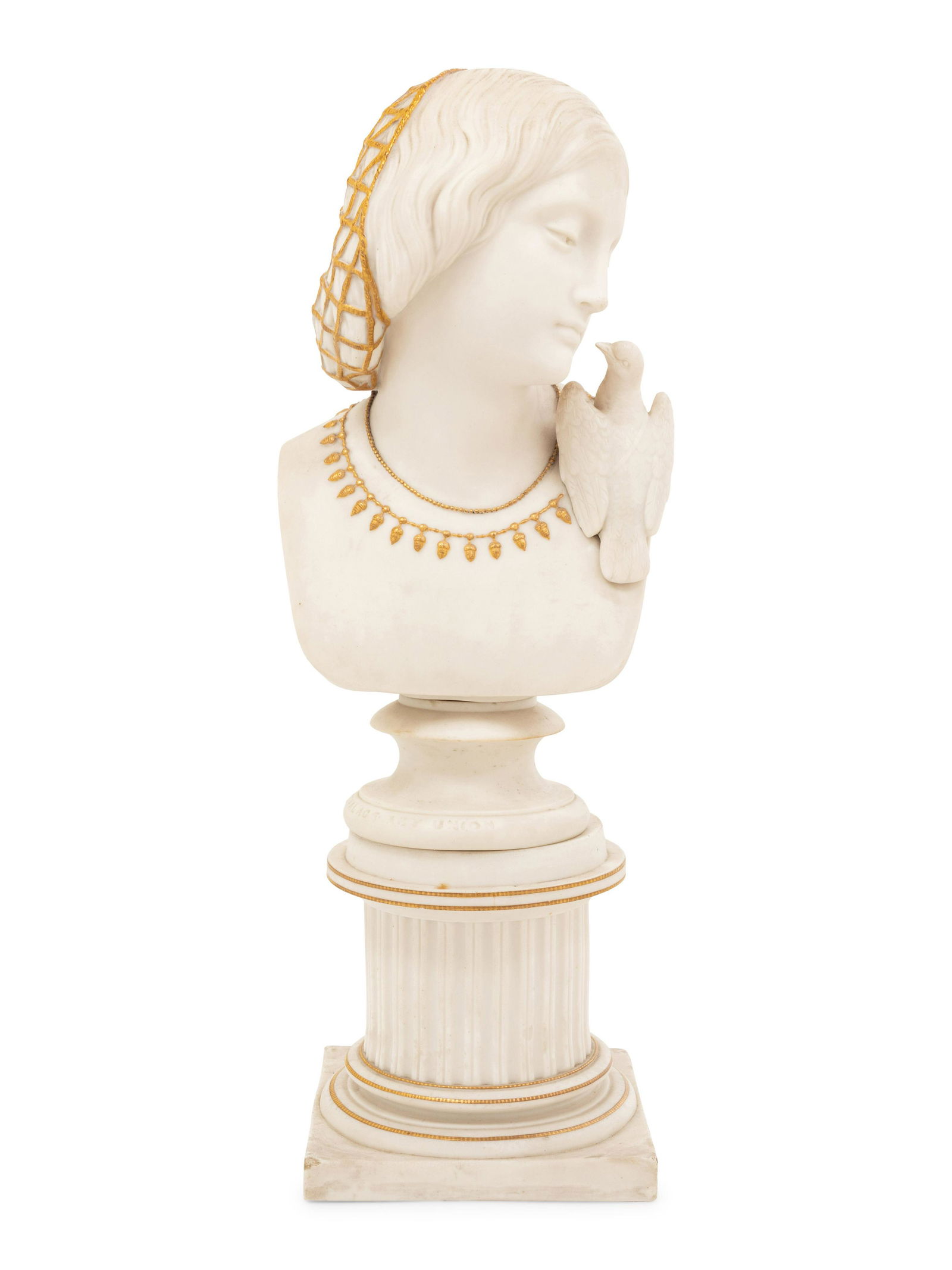 A Copeland Parian Ware Bust of Lesbia (1 of 5)