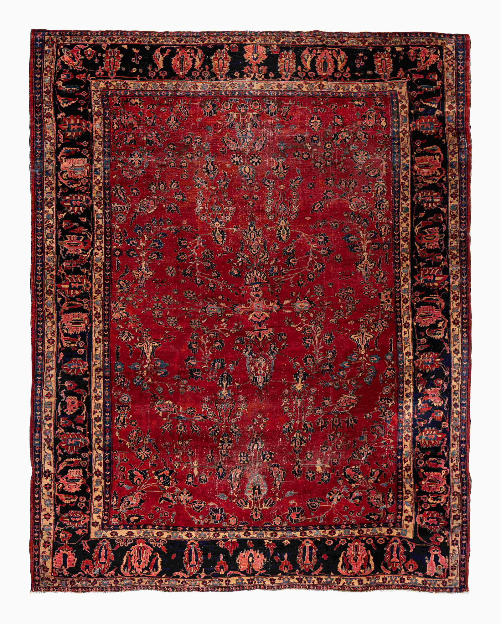 A Sarouk Wool Rug (1 of 4)