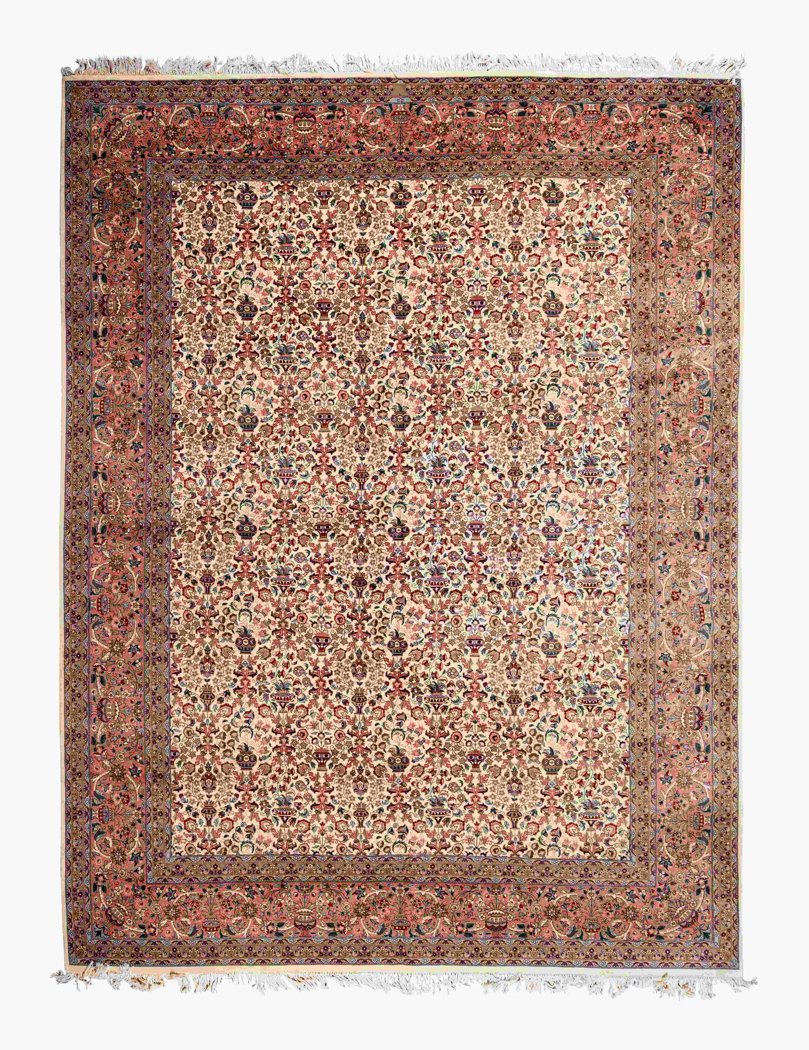 A Tabriz-Style Wool Rug (1 of 4)