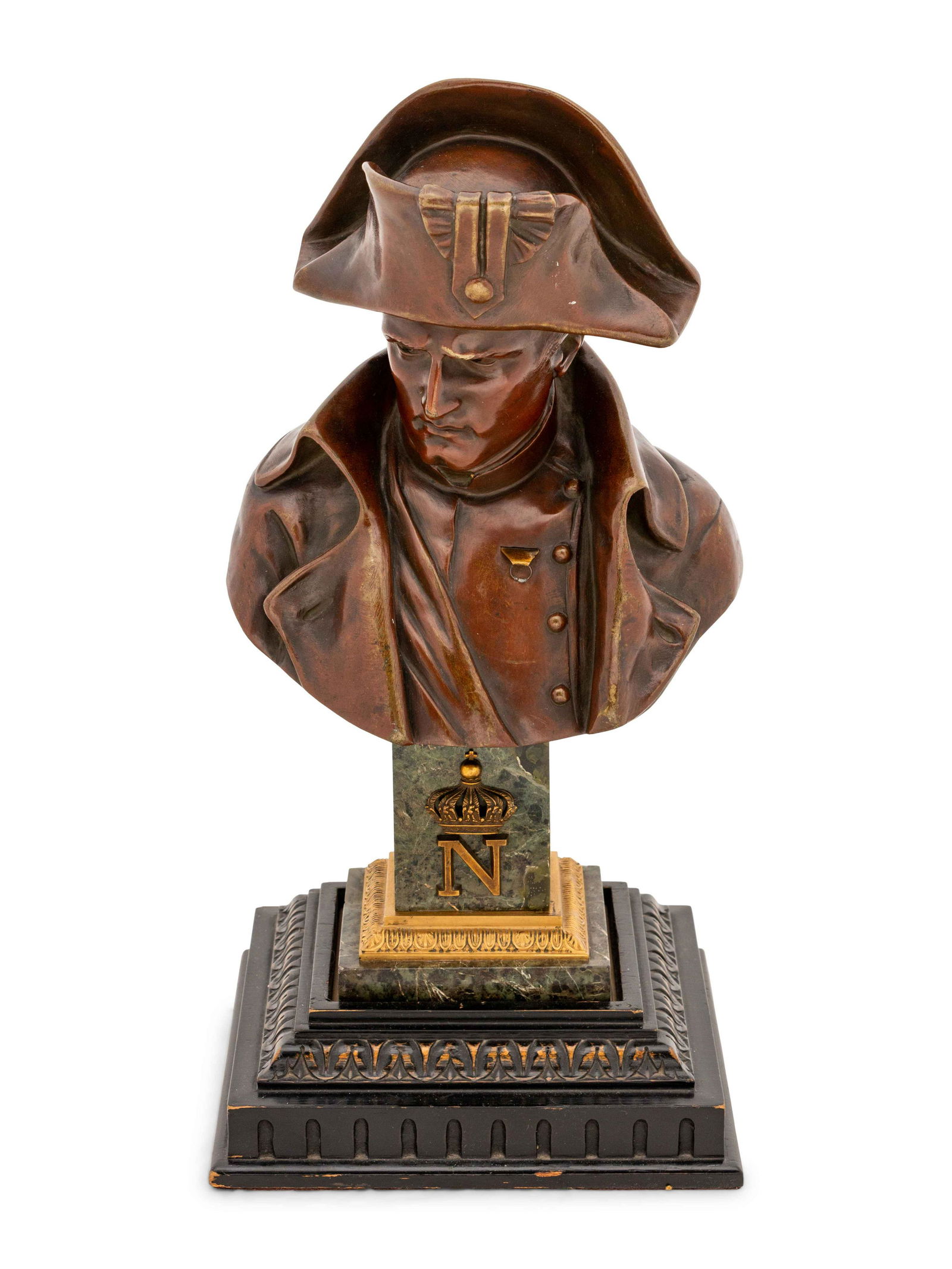 A Patinated Bronze Bust of Napoleon (1 of 3)