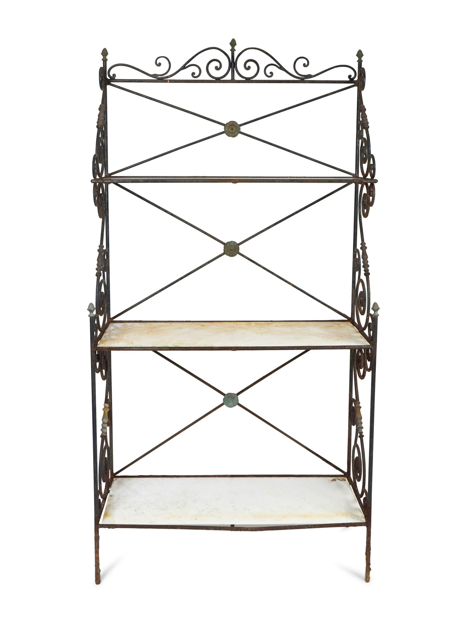 A French Wrought Iron Baker's Rack (1 of 2)