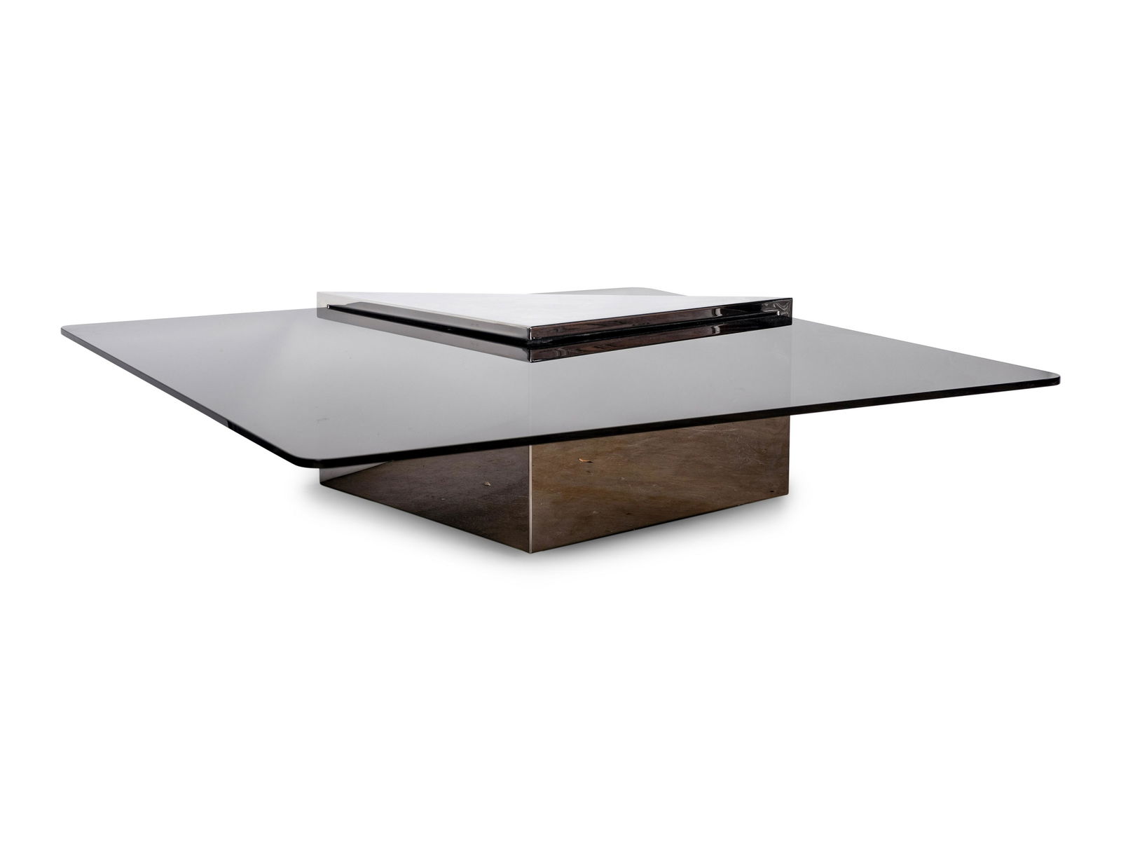 A Modern Cantilever Coffee Table in the Manner of Karl (1 of 1)