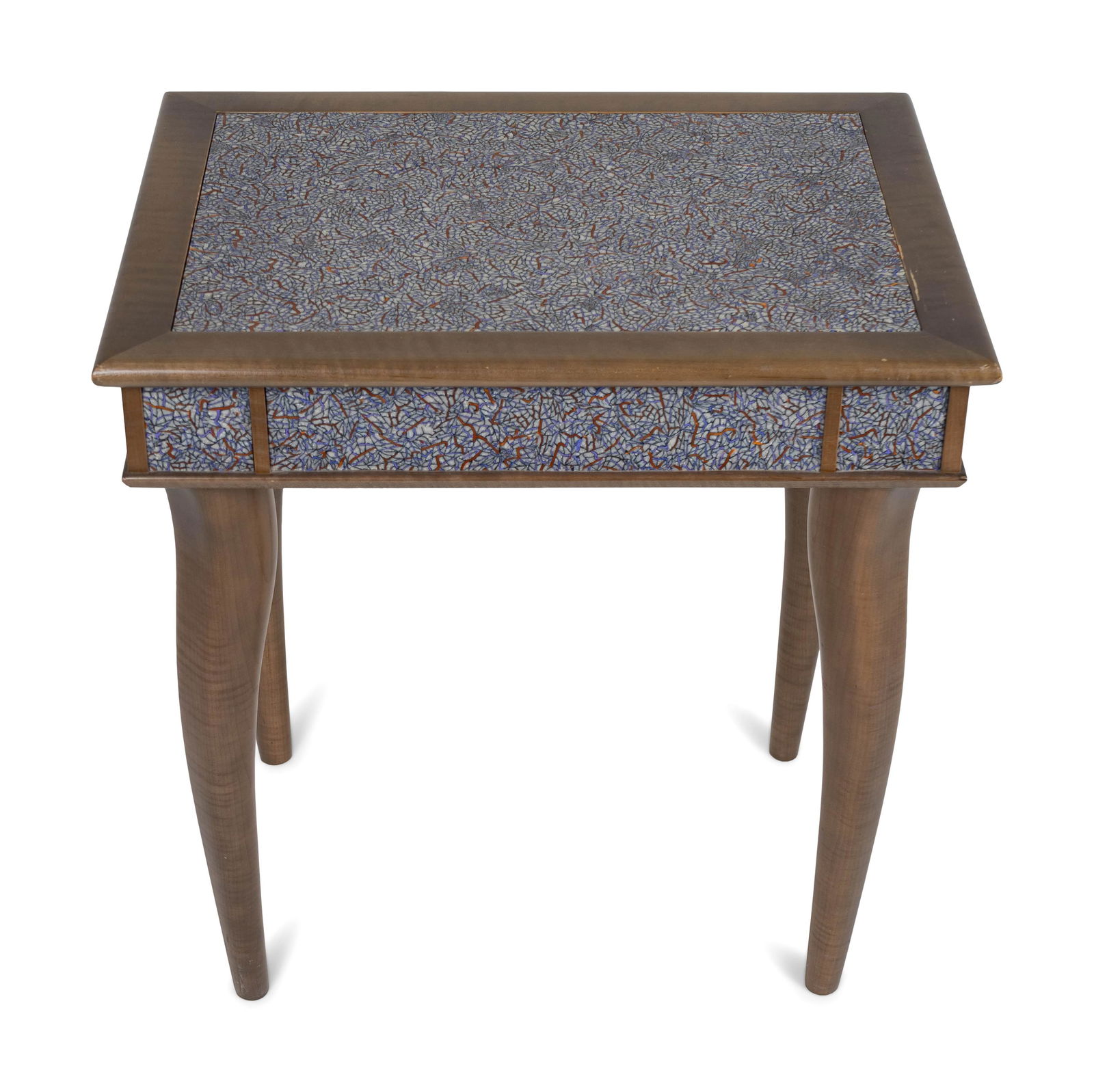 A Studio Craft Millefiori Ceramic Inlaid Side Table (1 of 3)