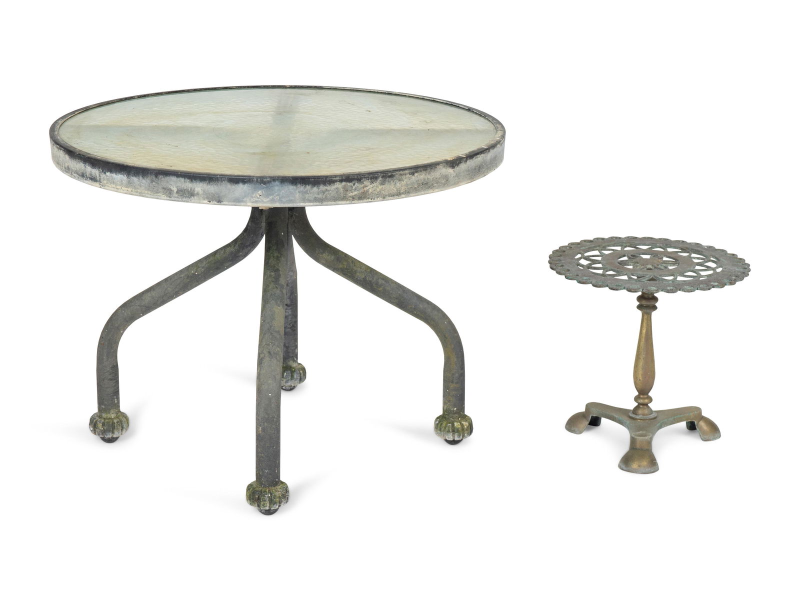 Two Small Outdoor Tables (1 of 1)